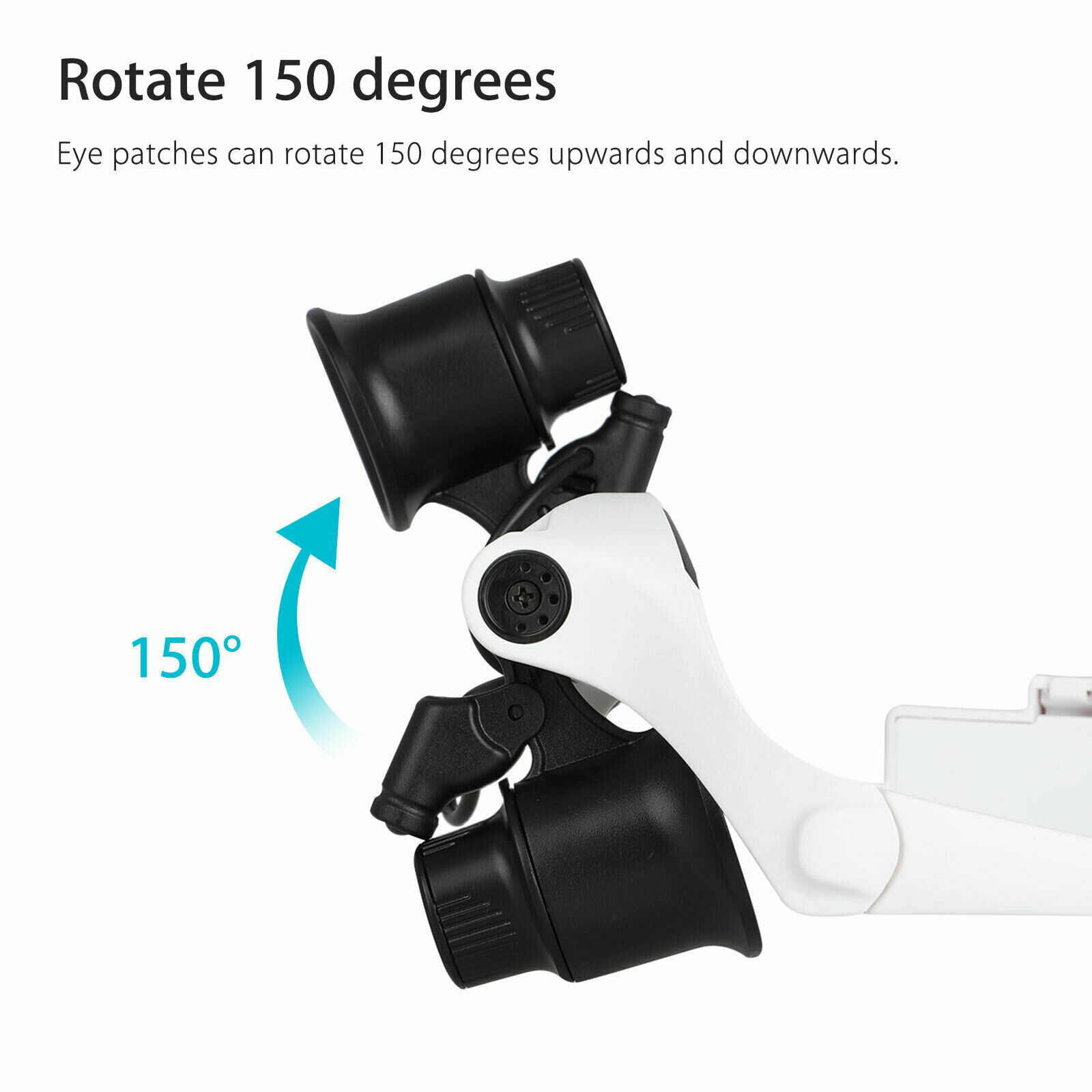 Magnifying Glass Lens LED Light Lamp Visor Head Loupe Jeweler Magnifier Headband