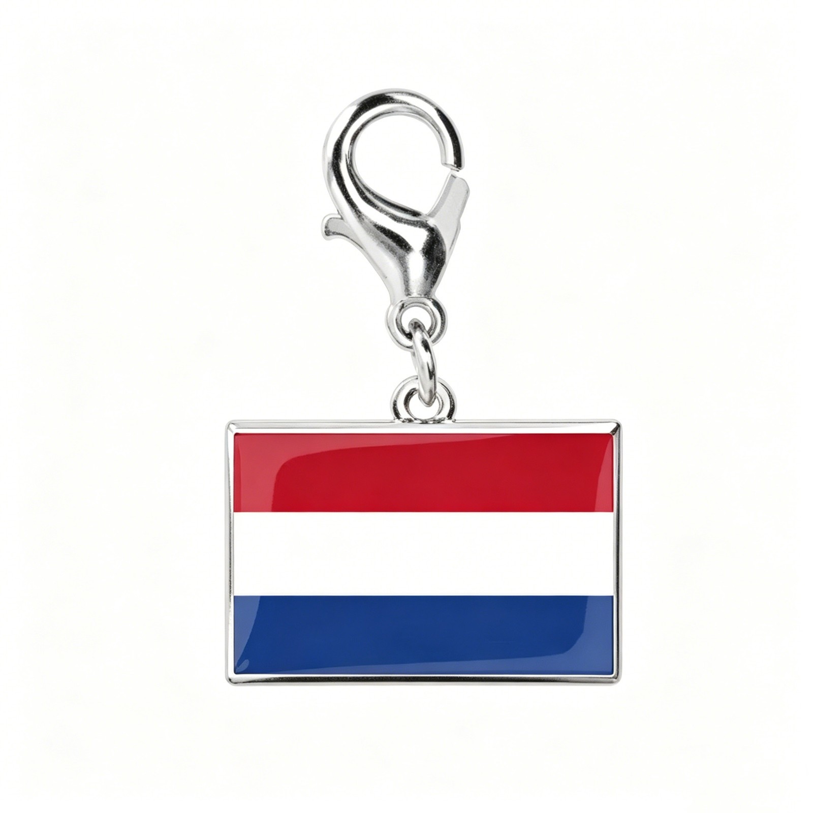 Recording Travel Memories Country Flag Charms Bracelet Stainless Steel Jewelry