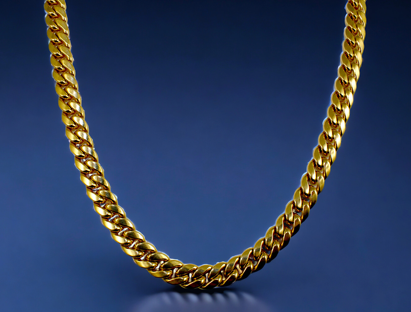 10K Yellow Gold SOLID Miami Cuban Necklace Bracelet Chain Lobster 2mm-10mm 7-30″