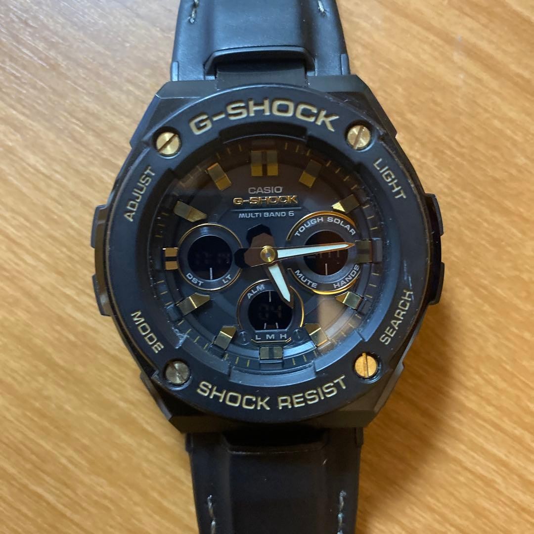 Good Condition CASIO G-Shock GST W300GL G STEEL No.gs2895