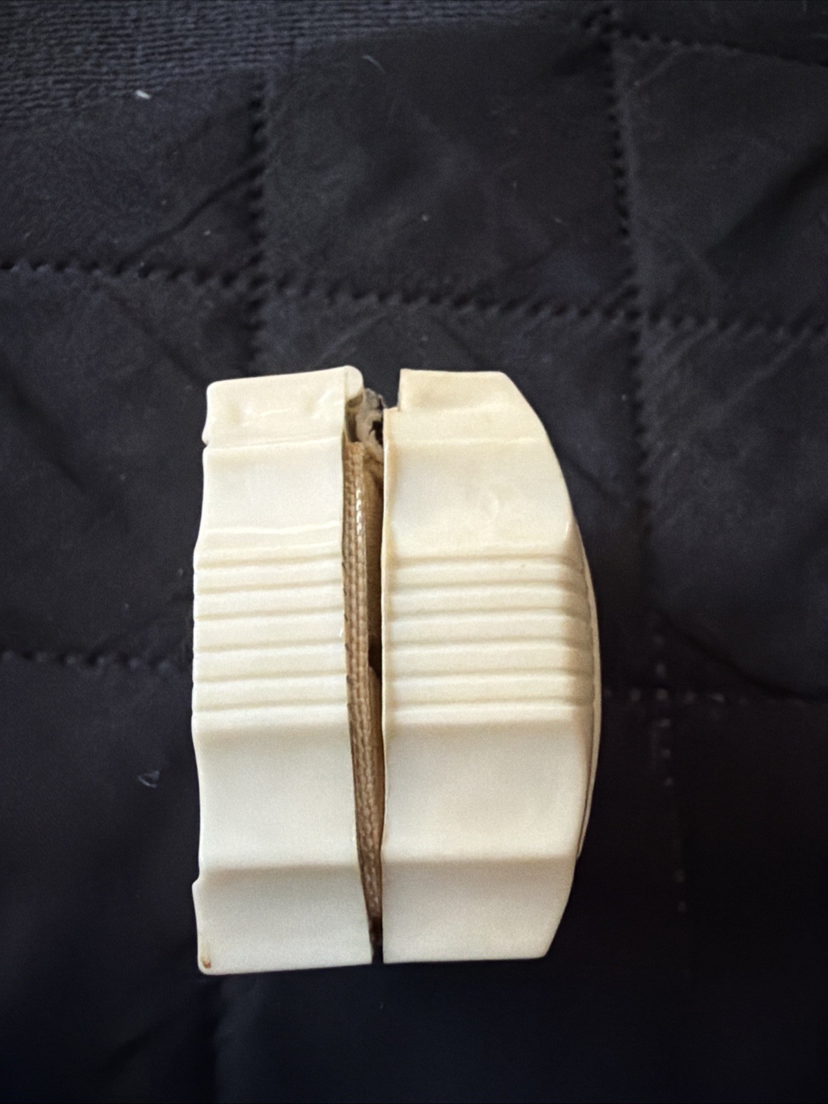 Vtg Antique 1940s Art Deco Celluloid Embossed Jewelry Ring Presentation Box