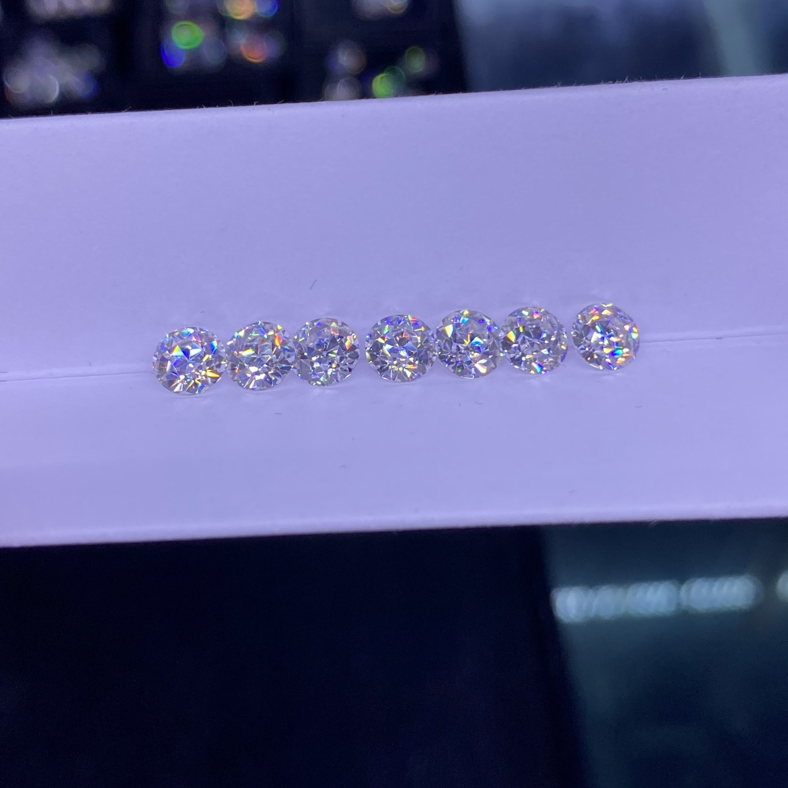 Wholesale Old European Cut Round 0.5-5ct D Color Moissanite Loose GRA VVS1