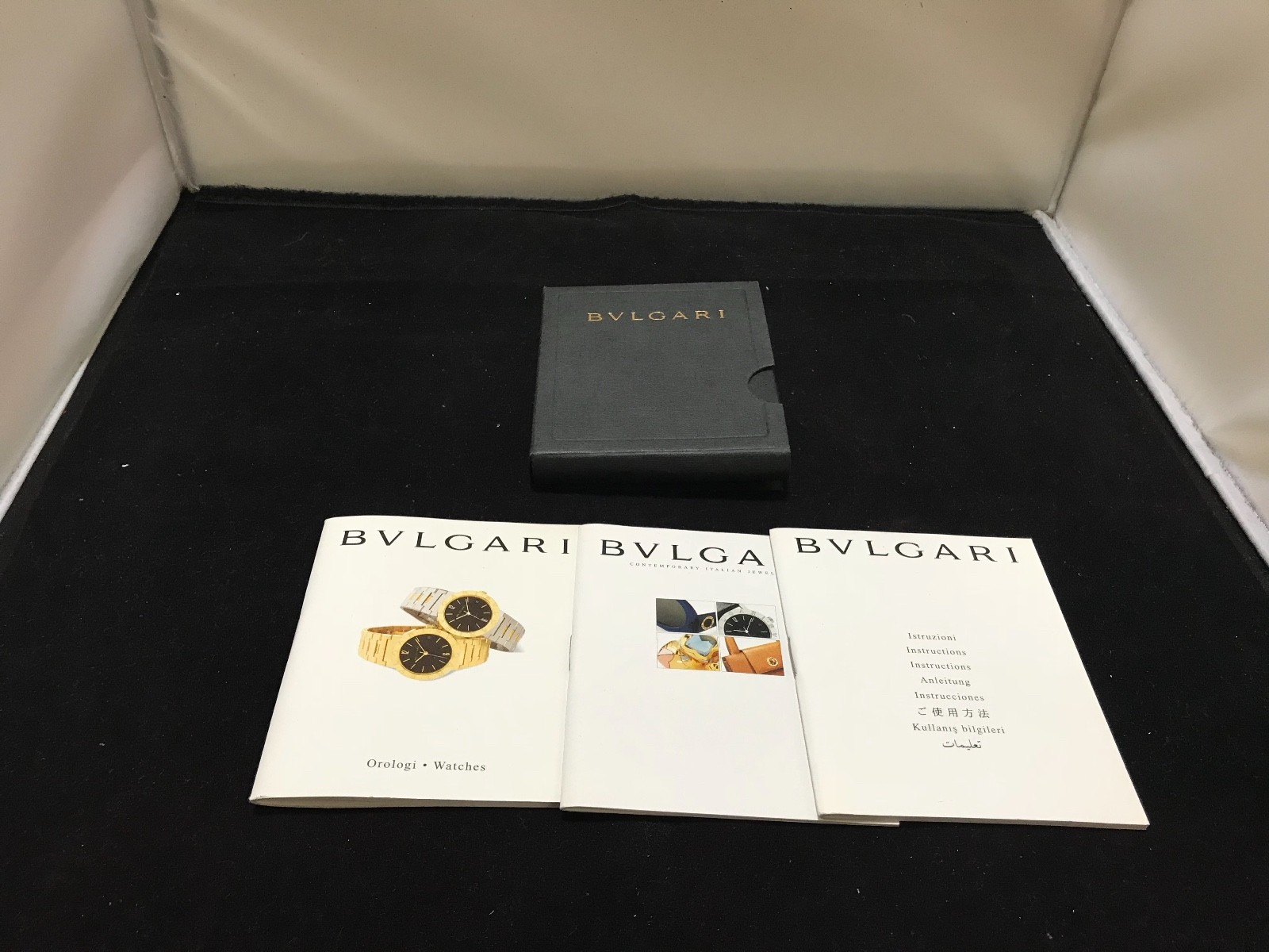 BVLGARI WATCH BOX CASE GUARANTEE100%Authentic CF5977-19 AS1