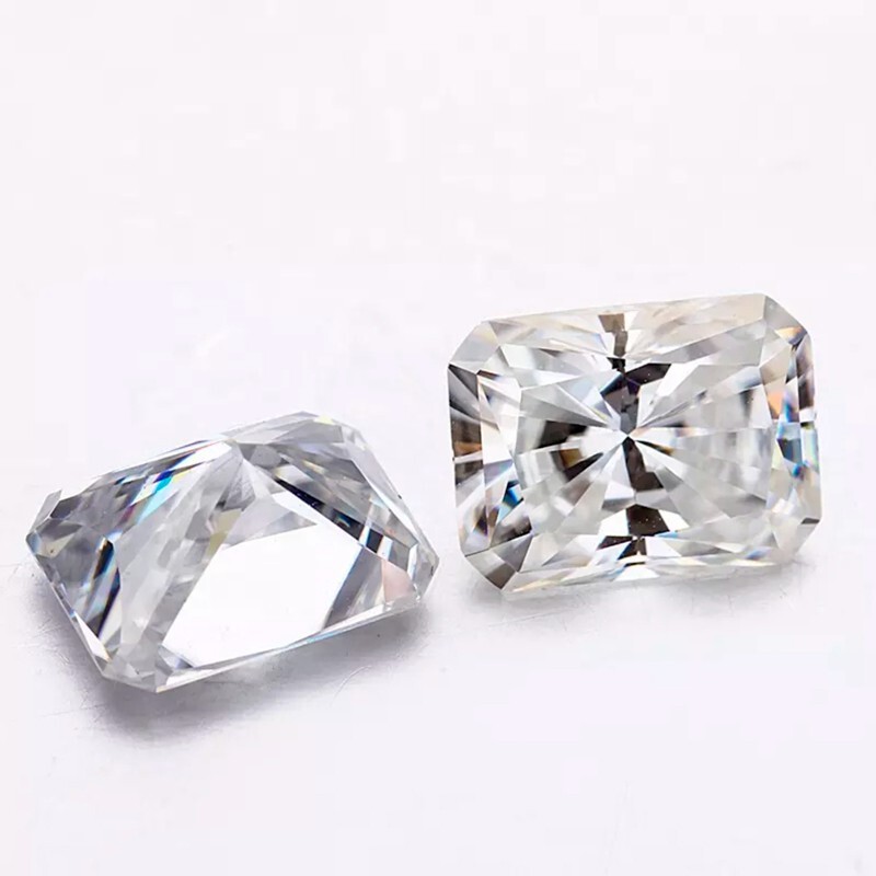Radiant Cut 0.2-10ct Sparkling Loose Moissanite D Color VVS1 GRA Wholesale Price