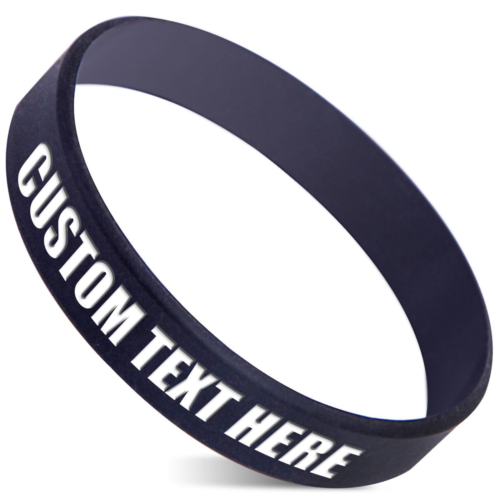 Custom Rubber Bracelet Personalize Silicone Wristbands Events Gifts Engraved