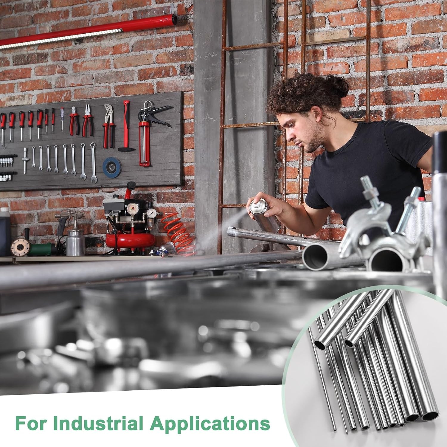 250mm 304 Stainless Steel Tube, 1mm 2mm 3mm 4mm 5mm 6mm OD 0.15/0.6/1mm Wall Thi