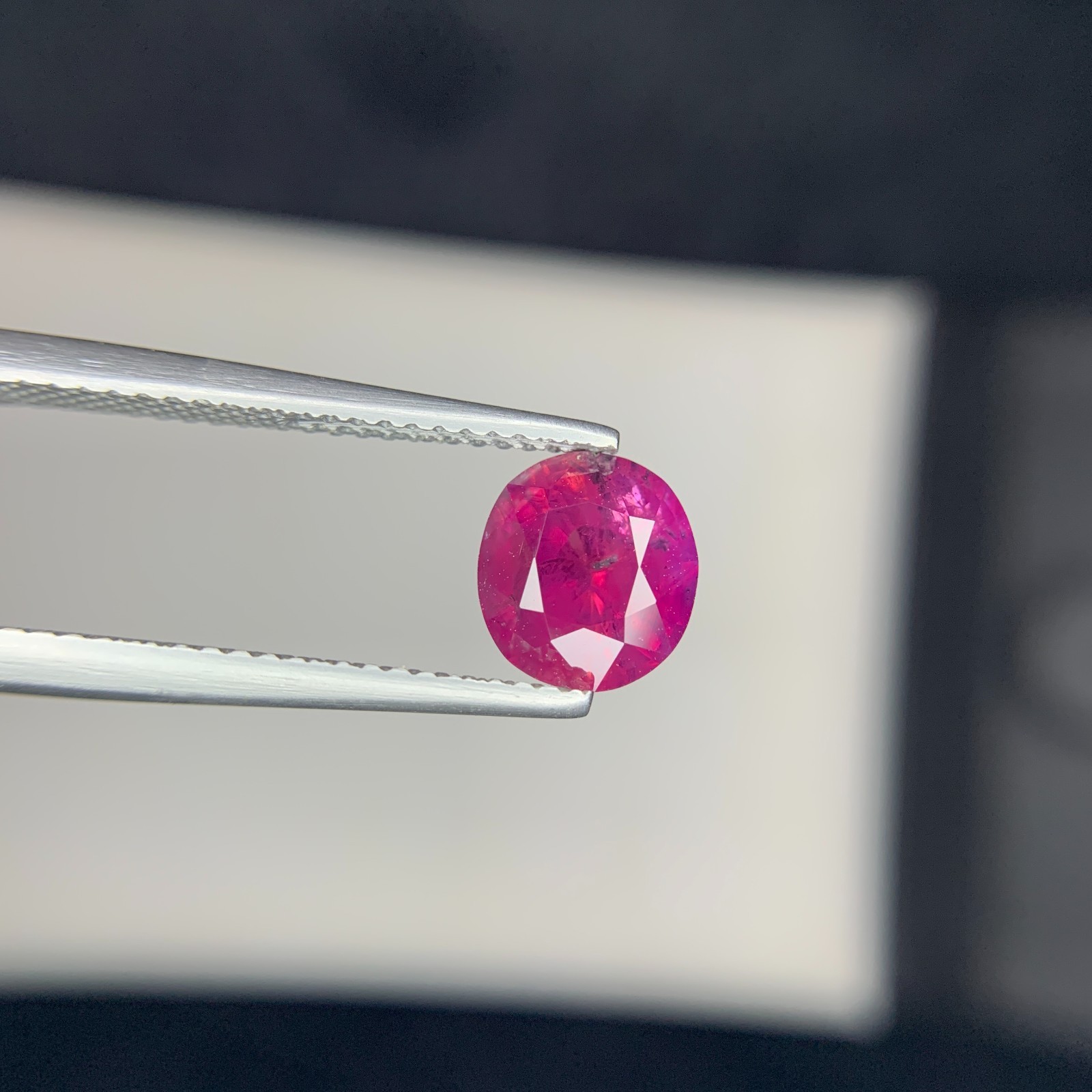 2.17 Ct Natural Kashmir Ruby Oval Shape Loose Gemstone