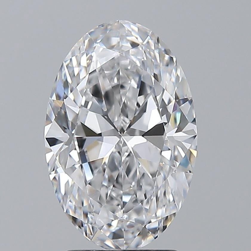 Loose CVD Diamond 2.90 Ct (8×10 mm) Oval -D Color, IF CLARITY Certified Diamond