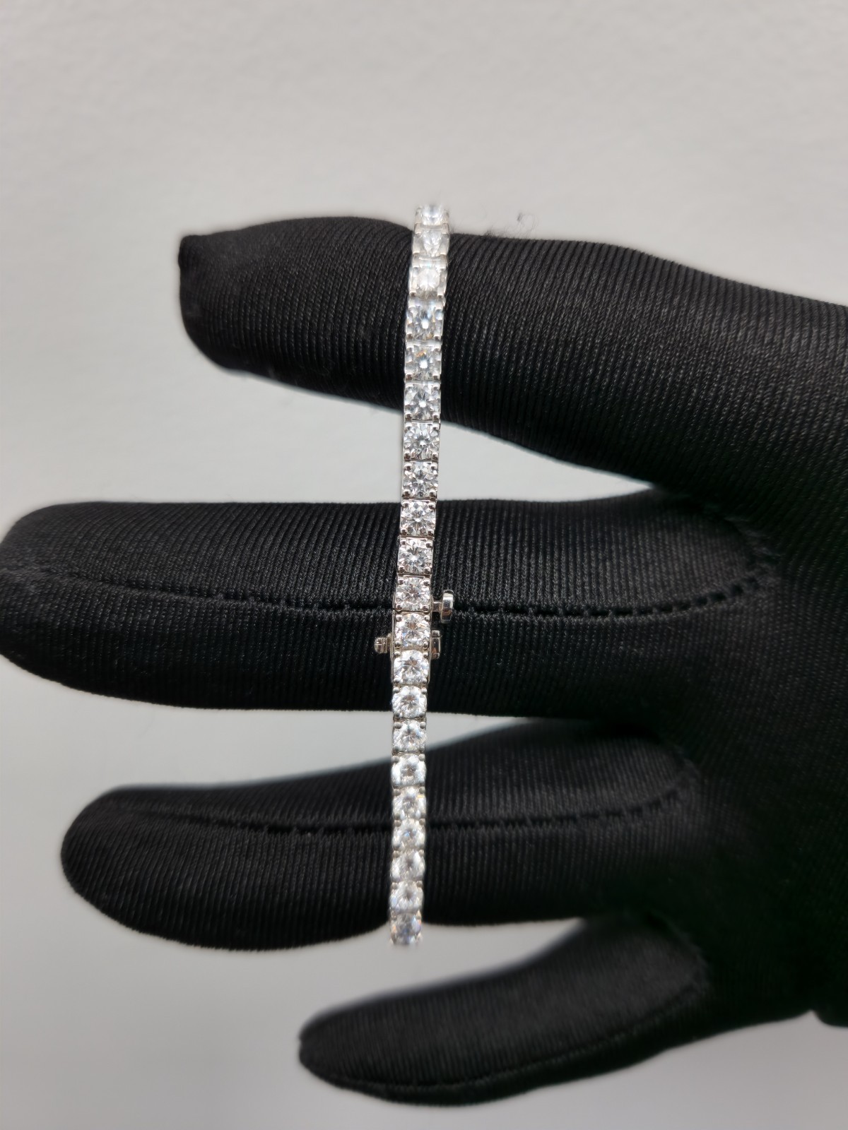 7ct Lab-Grown Diamond 14K Gold Tennis Bracelet 7″