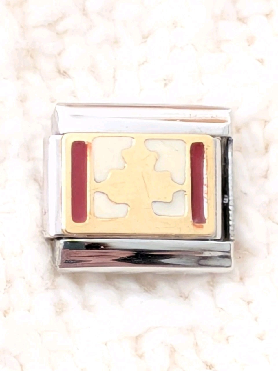 Authentic My Name Canada Canadian Flag Italian Charm 9mm E159