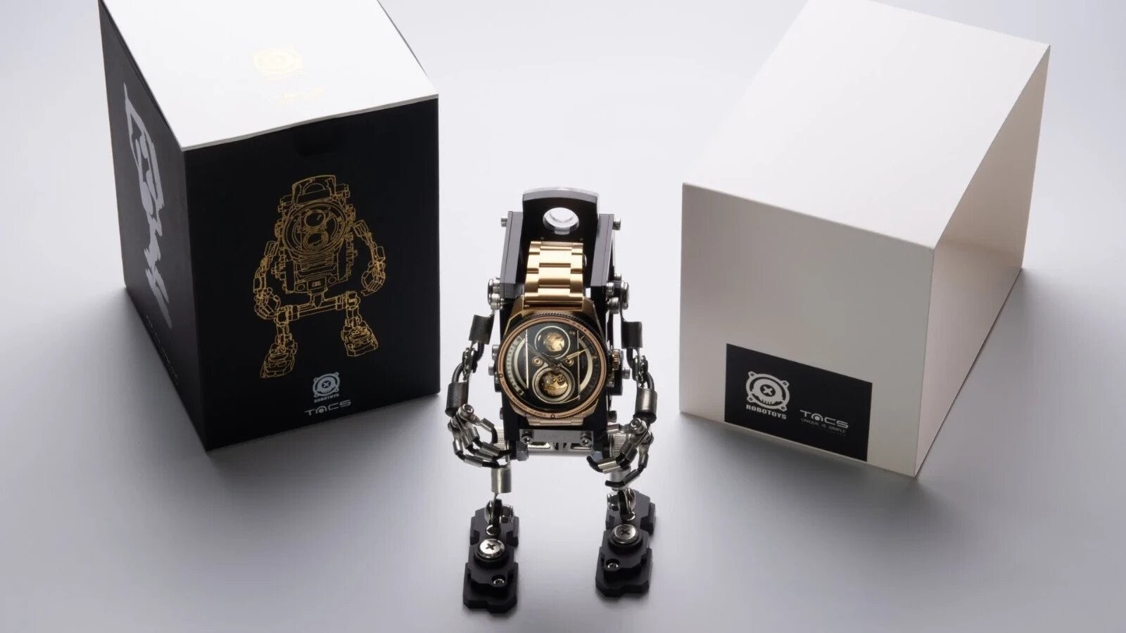 TACS AUTOMATIC TWIN LENS X ROBOTOYS – GOLDEN BRILLIANCE Men’s Watch TS2002DR