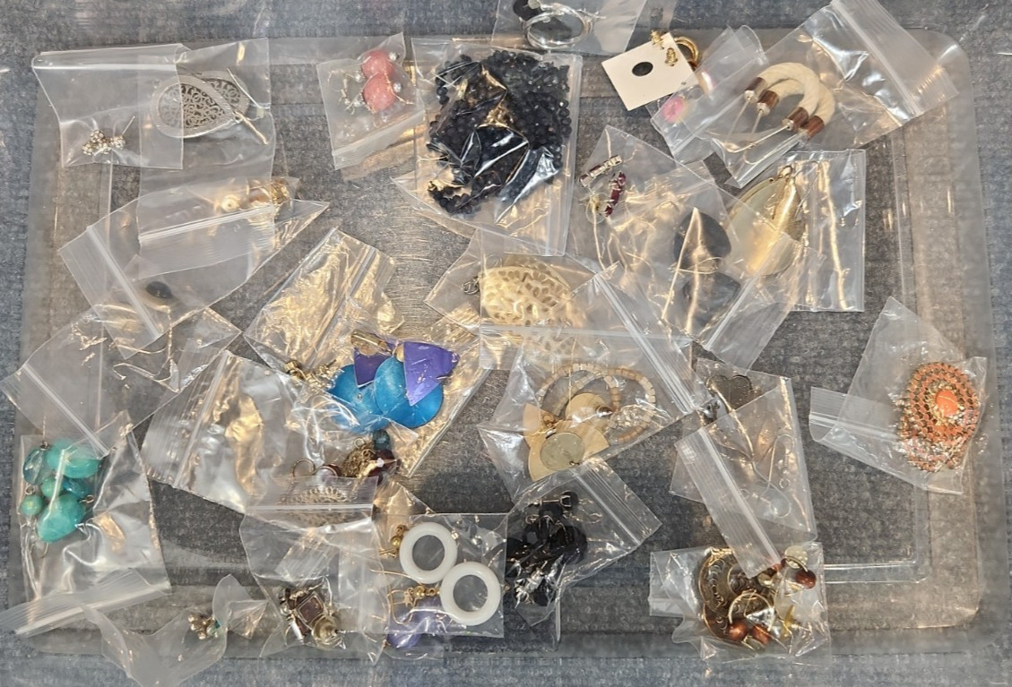 Jewelry Wearable Earring Collection 5 Lbs Matched Pairs Lot #687 See Description