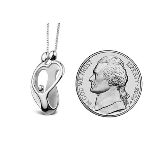 Mother Necklace Loving Family Small 2 Parents & 1 Child Mother’s Family Jewelry