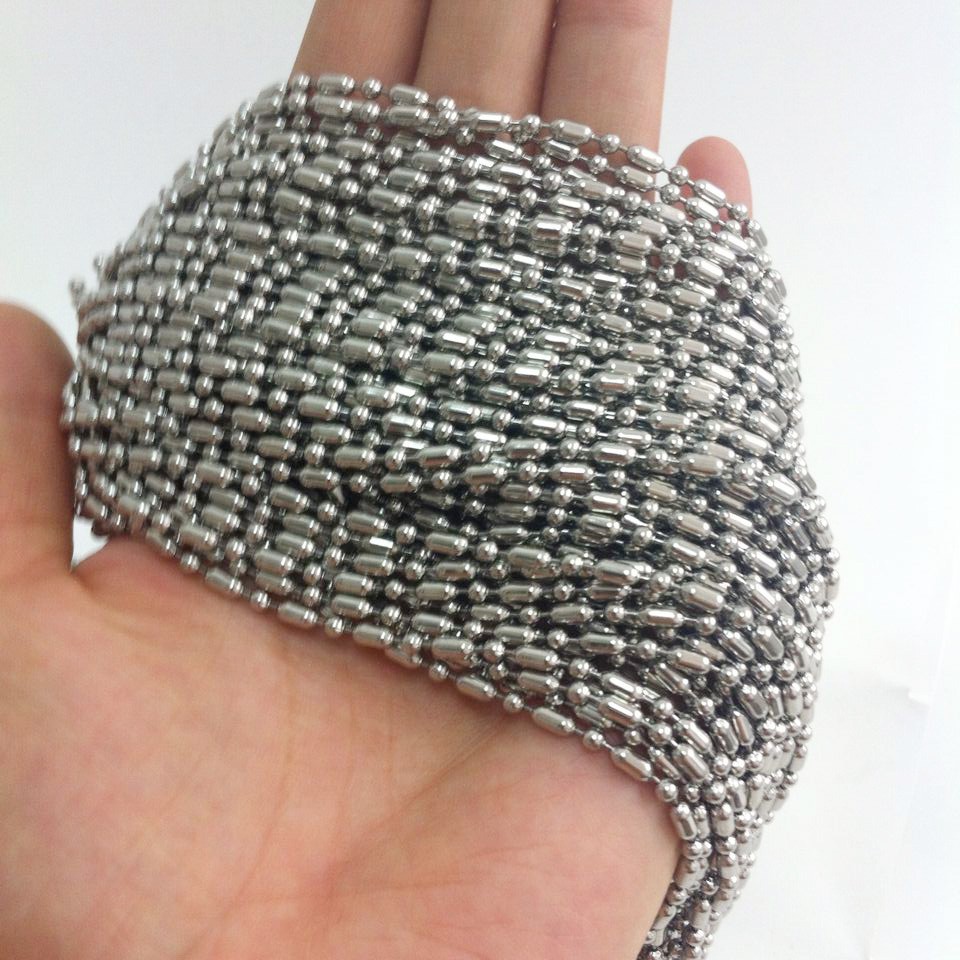 16″-40″ 100pcs/lot Ball Chain Stainless Steel DIY Jewelry Necklace Wholesale