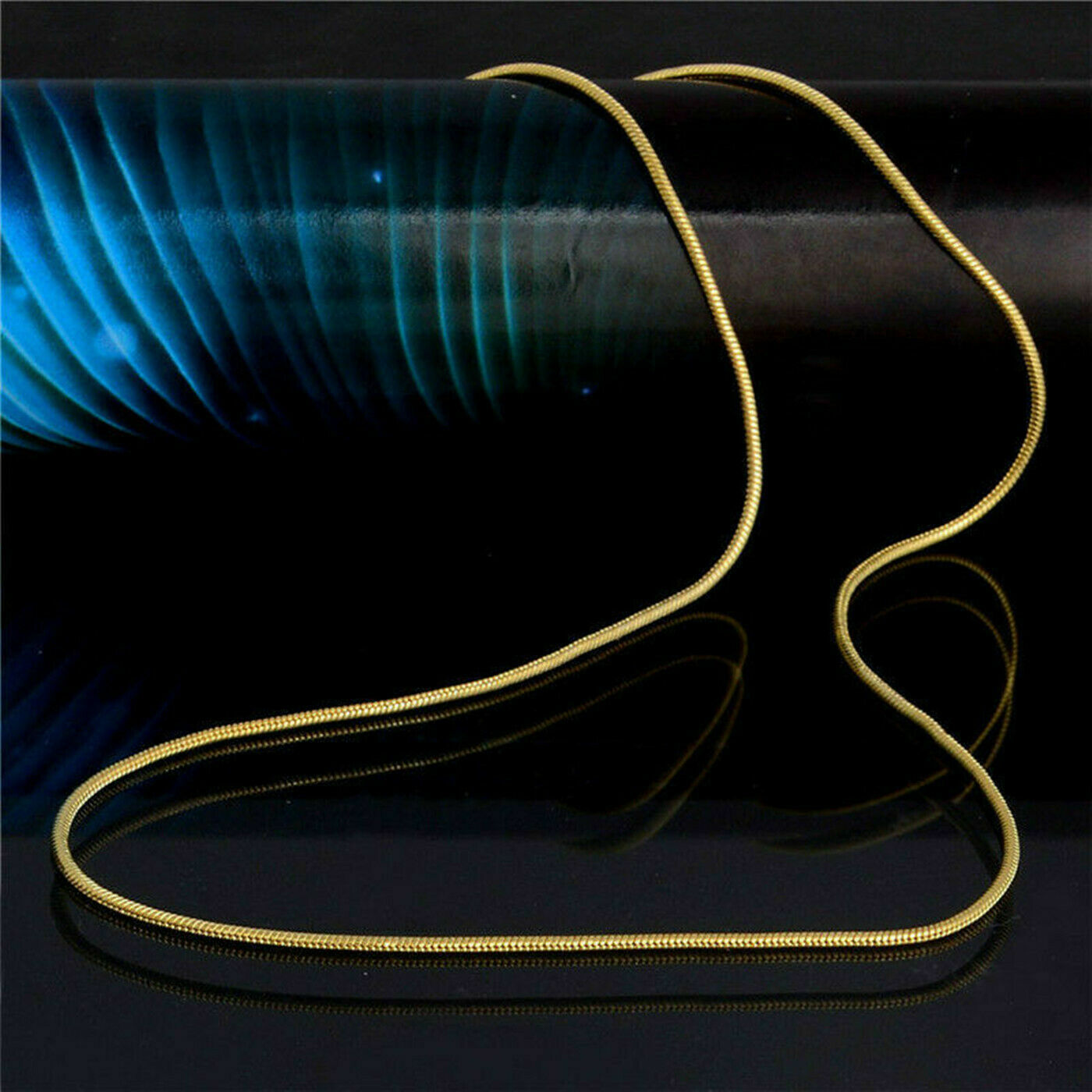 Wholesale 10 Pcs 1mm Gold Plated Snake Chain Necklace 16-30″