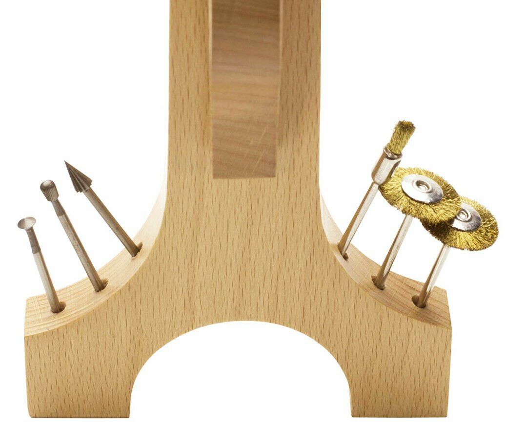 Collapsible Premium Wood Plier Rack Jewelry Making Tool Bench Storage Organizer
