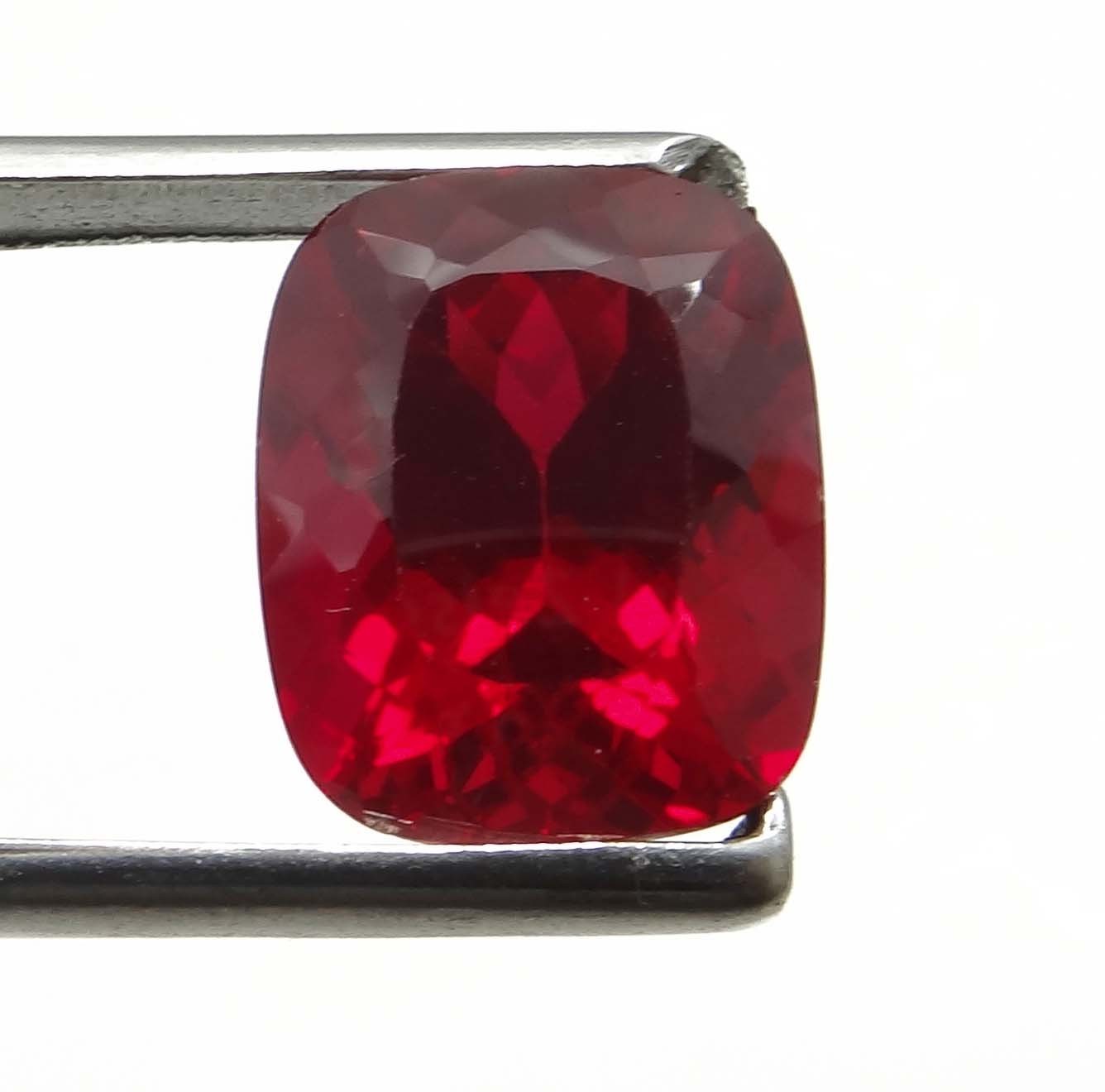 NATURAL 12.03 CTS PIGEON BLOOD RED RUBY coushion GEMSTONE CERTIFIED