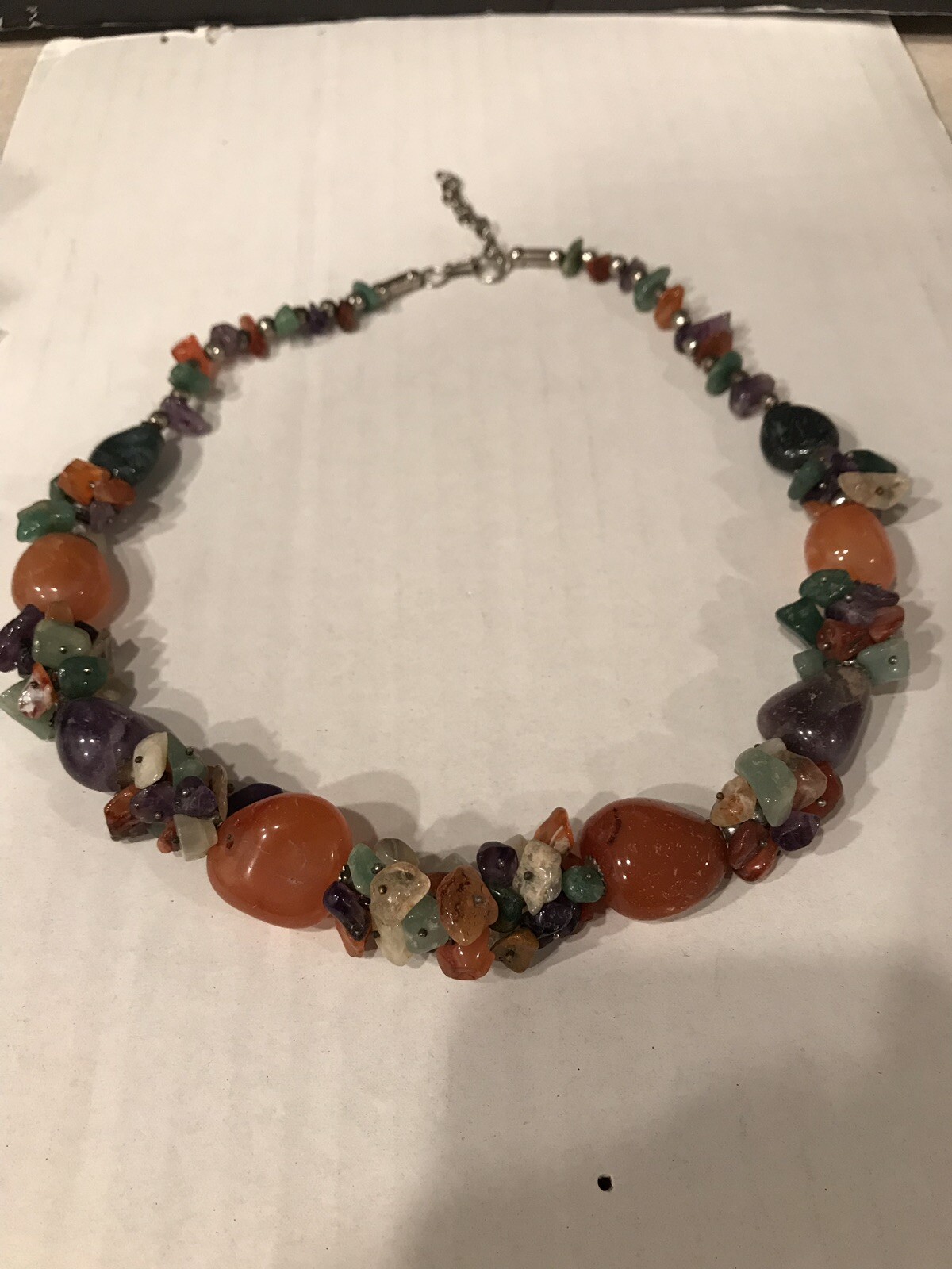 handmade jewelry Natural Multi-Stone Necklace Made In Armenian