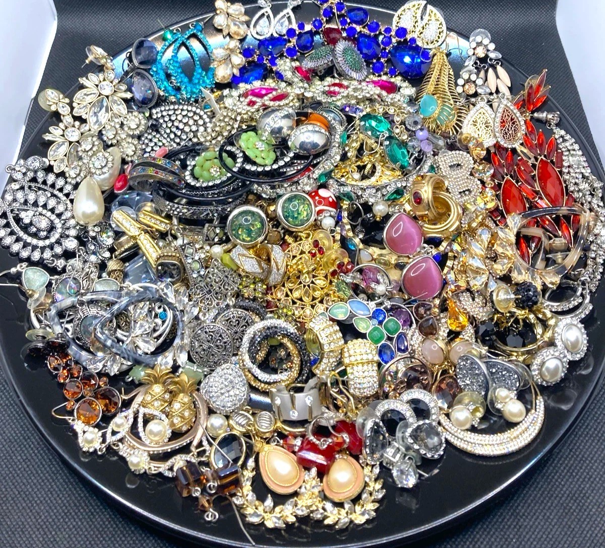 10 Pound Lbs Unsorted Huge Lot Jewelry Vintage & Modern Junk & Resell Tangled In