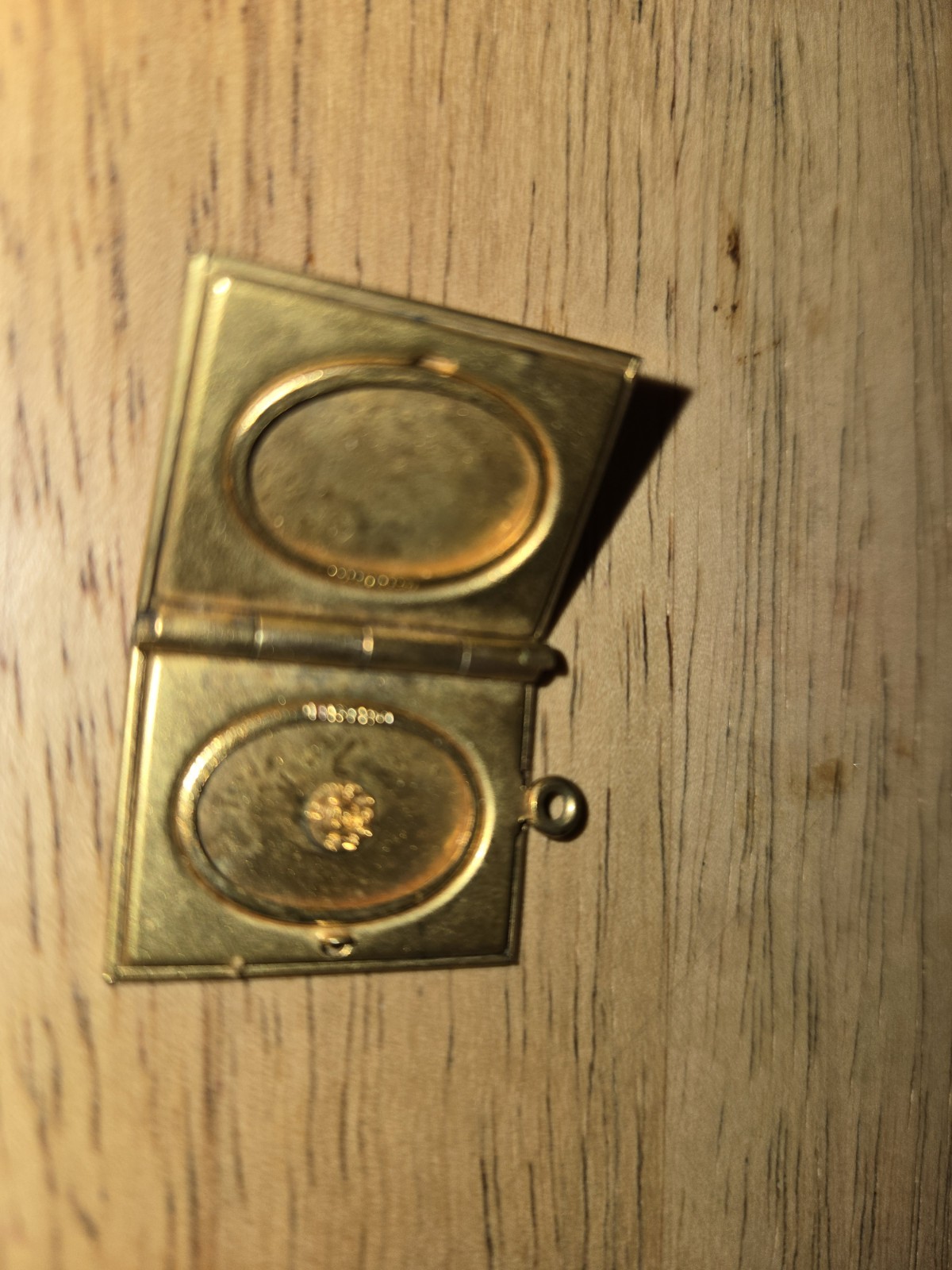 Antique Victorian, Gold Filled BOOK LOCKET PENDANT PICTURE PHOTO CHARM As Is