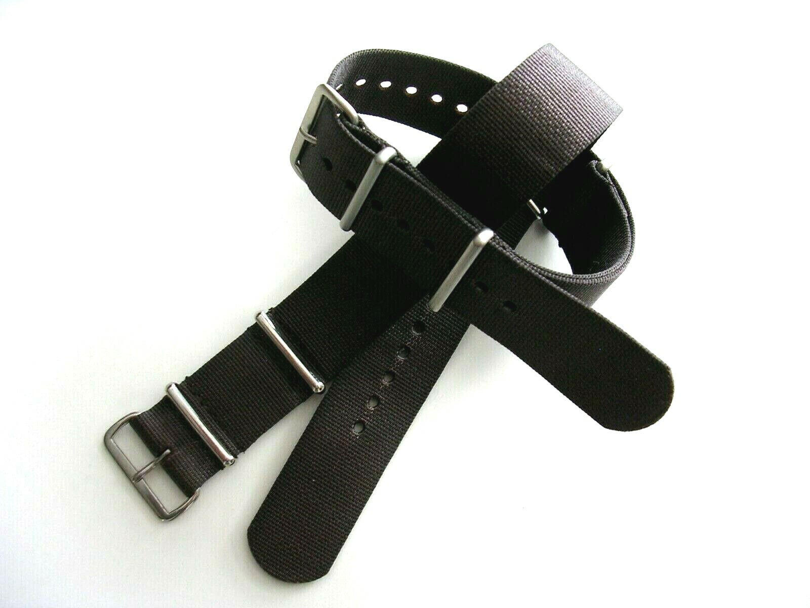 Brown NATO G10 strap Ballistic nylon military Mil Spec MoD watch band USA ships