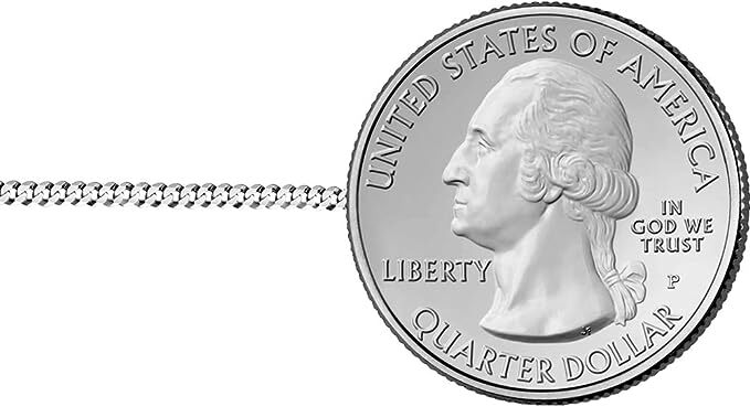 2MM Solid 925 Sterling Silver Italian DIAMOND CUT Curb Anklet Chain 9″ or 10″