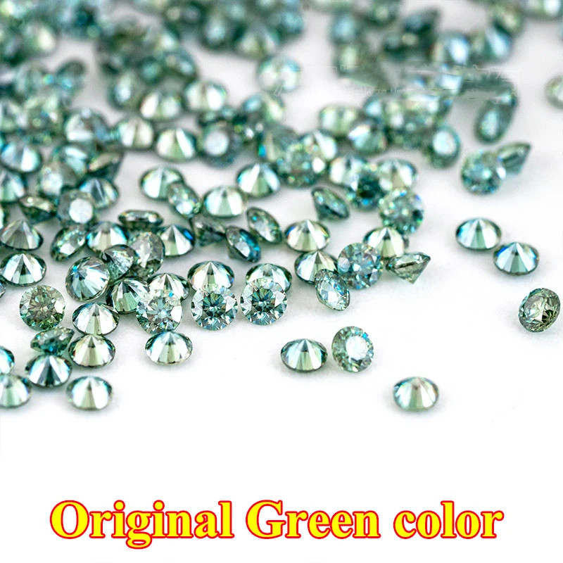 Wholesale 1CT Loose Moissanites Stone Small Size 0.7mm~3.0mm GRA D VVS1 Gemstone