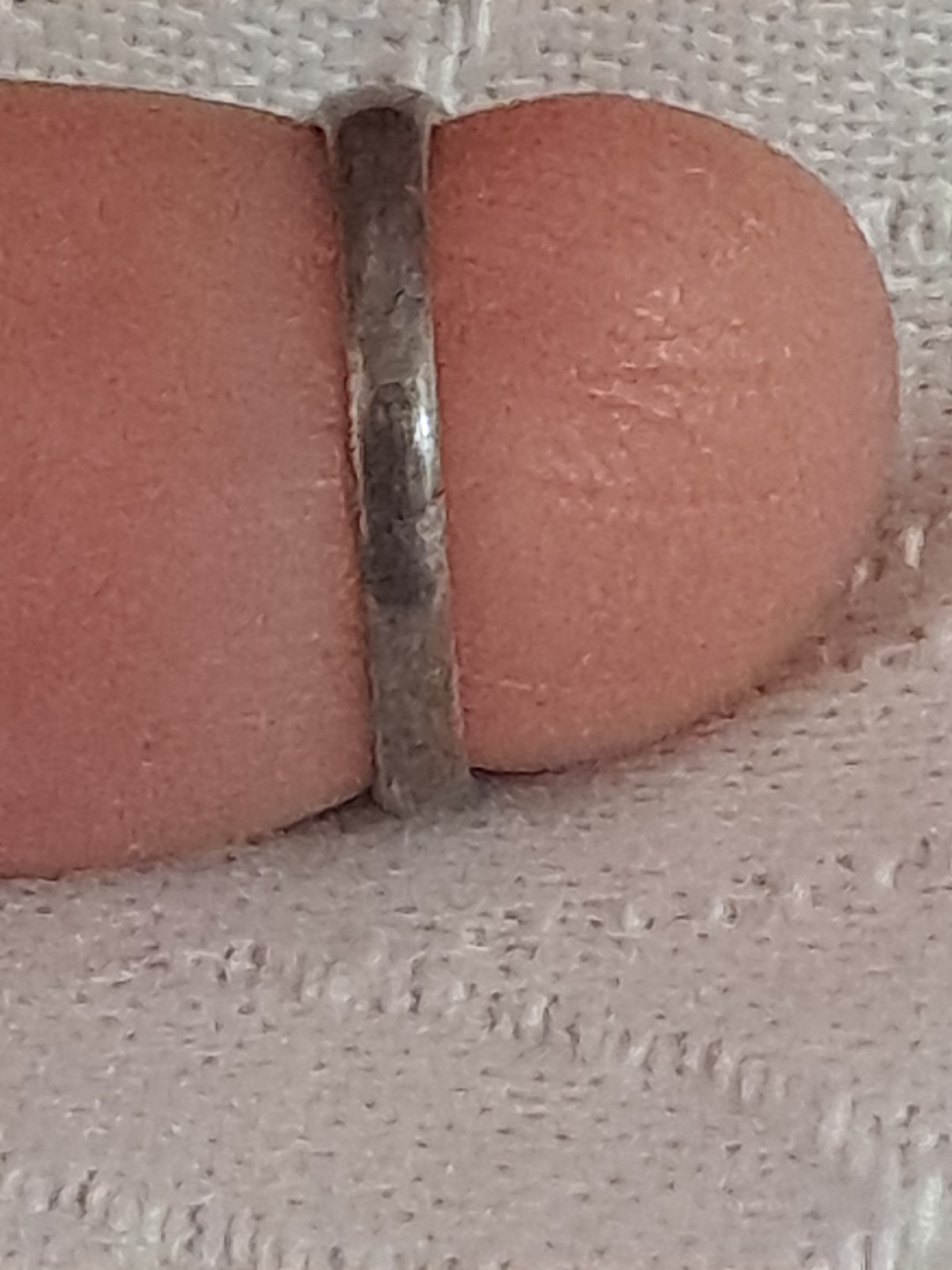 Vintage Sterling Silver Starburst Signet Infant Ring Blue Sapphire Gypsy Belcher