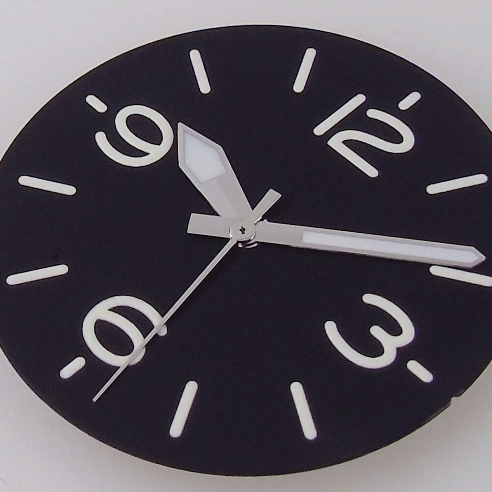 29mm Fit NH35 NH36 PT5000 2824 Black Watch Dial Set Watch Parts Accessories New