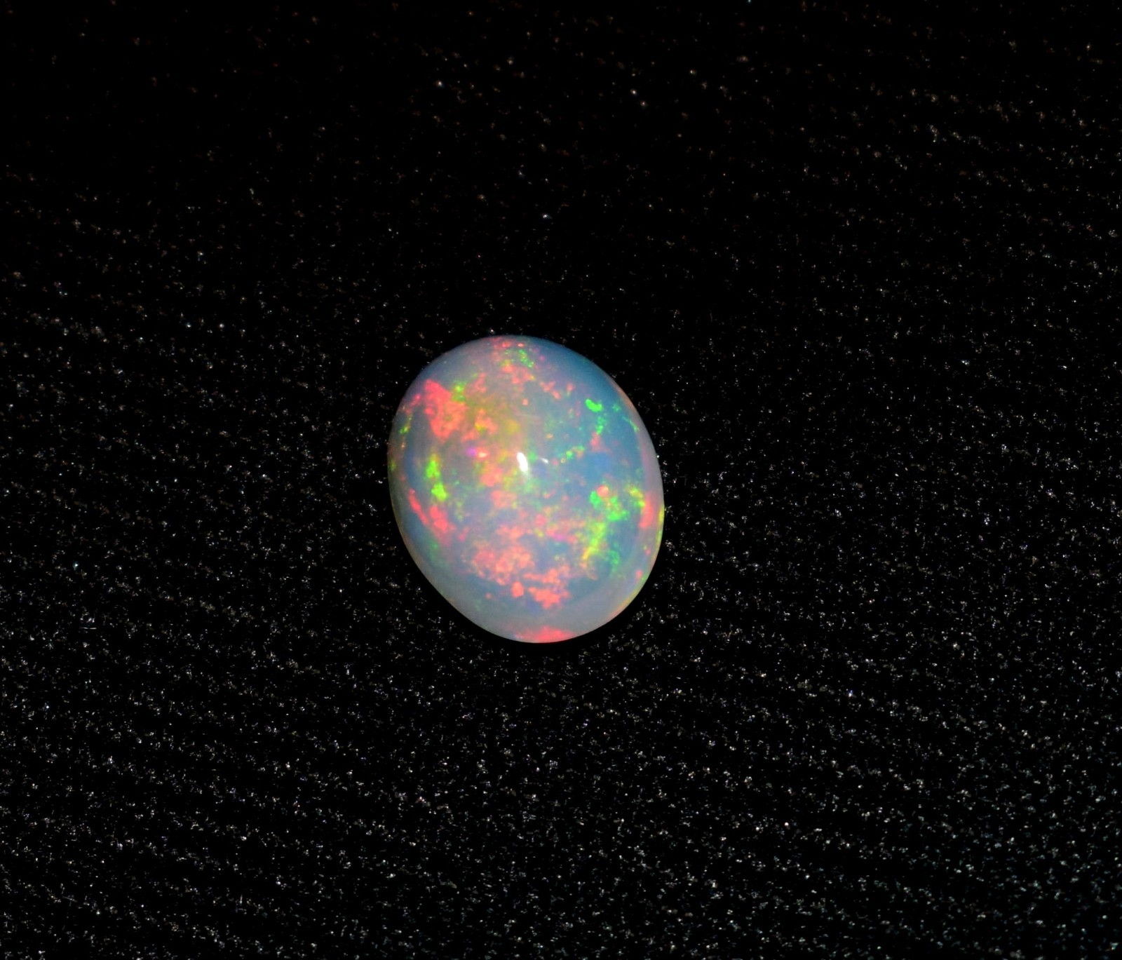 Natural Ethiopian Wello Fire Opal Cabochon Gemstone 7X9mm Loose AAA 03