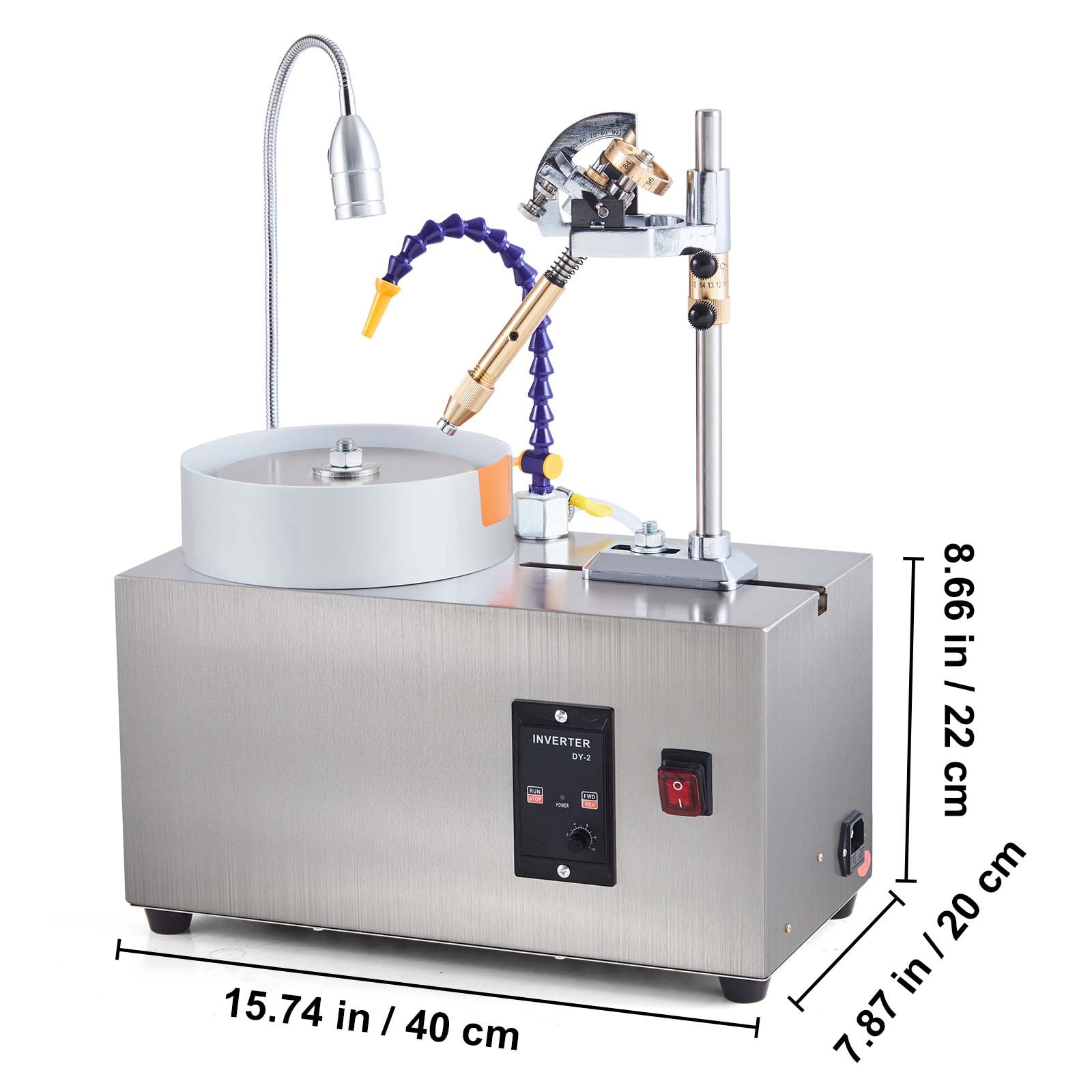 VEVOR Gem Faceting Machine 180W Jade Grinding Polishing 2980RPM Rock Polisher