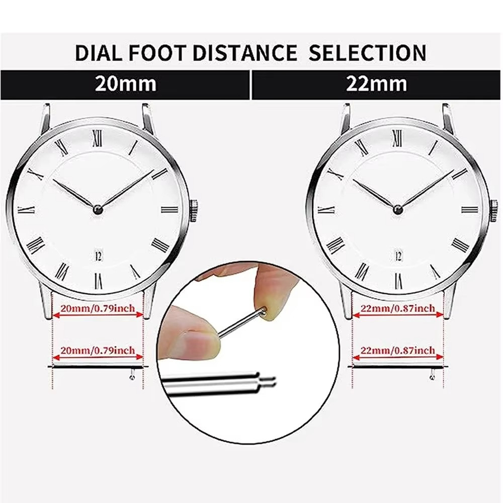 Quick Release Spring Bar Stainless Steel Watch Band Pin Bar 18mm 20mm 22mm 24mm