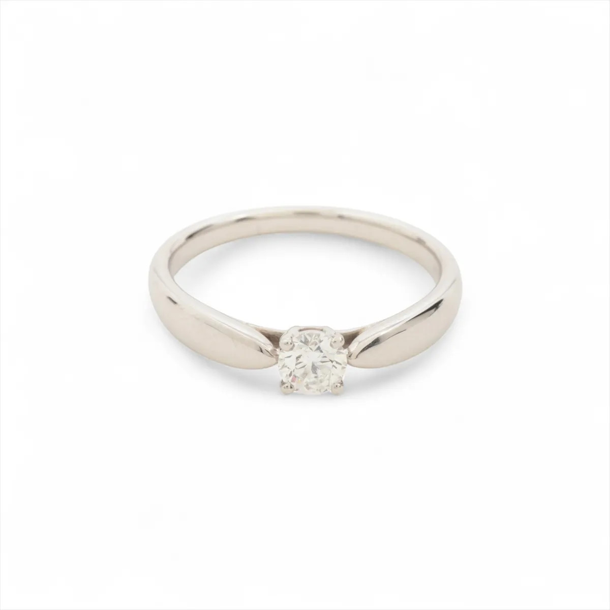 Tiffany Harmony diamond Ring Pt950 3.1g D0.21 F IF 3EX NONE