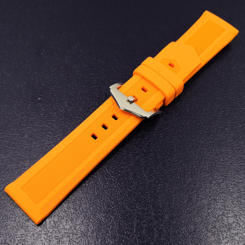12/14/16/18/20/22/24/26/28MM Silicone Watch Band Strap Rubber Watchband Bracelet