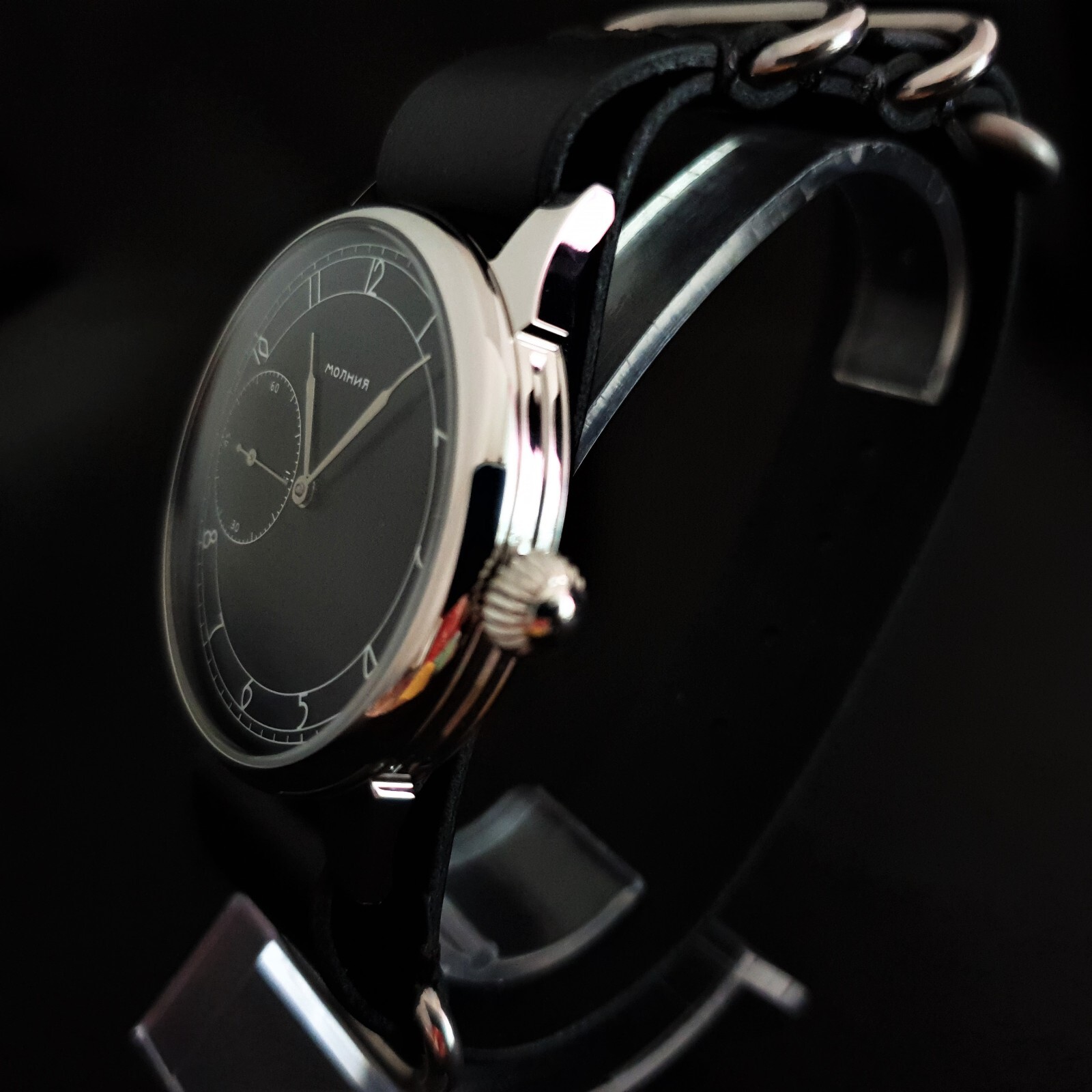 Watch Marriage MOLNIJA 3601 Dress Wrist Watch Mechanical Vintage Style USSR