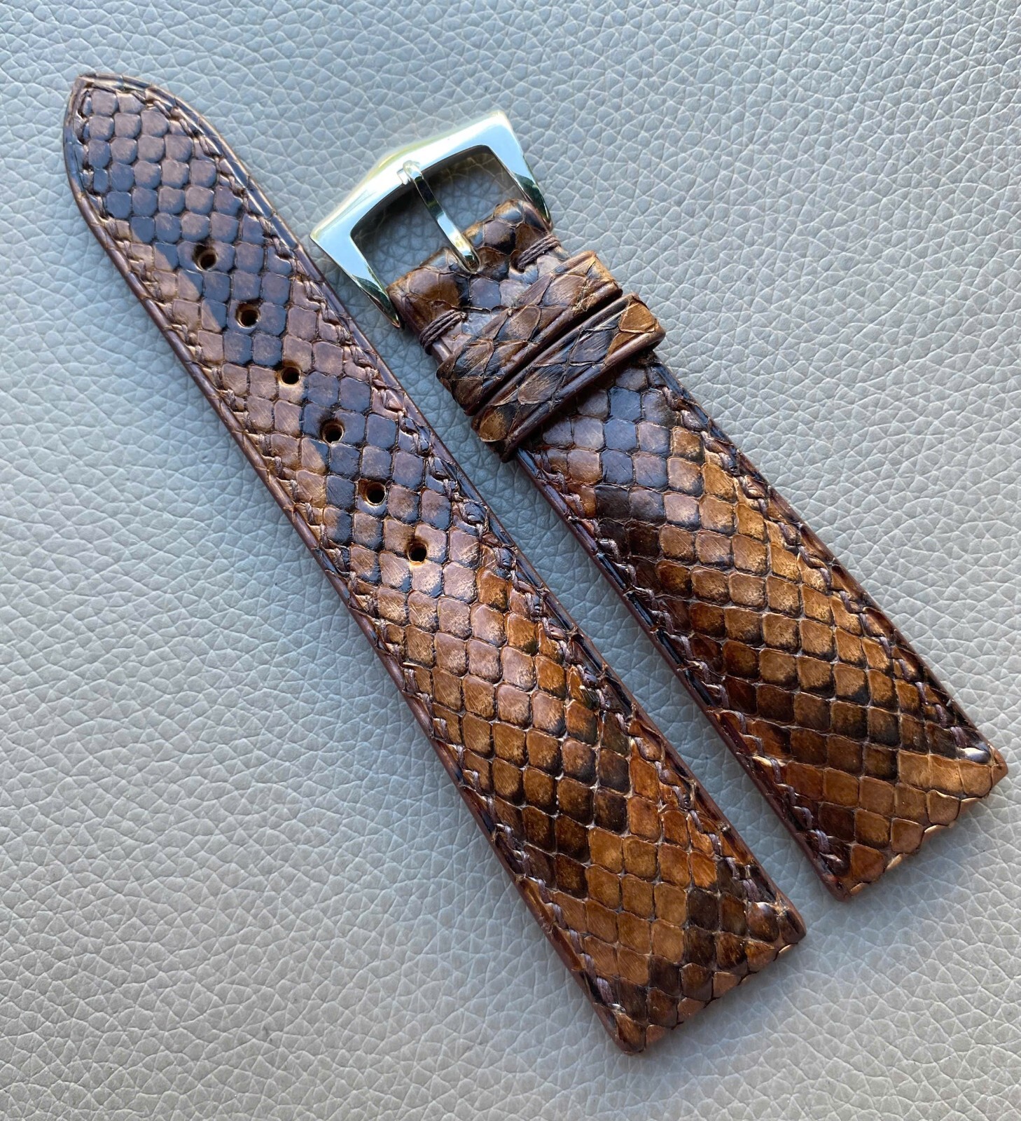 Genuine Snake Skin Watch Strap Band size14 15 16 17 18 19 20 21 22 23 24 25 26mm