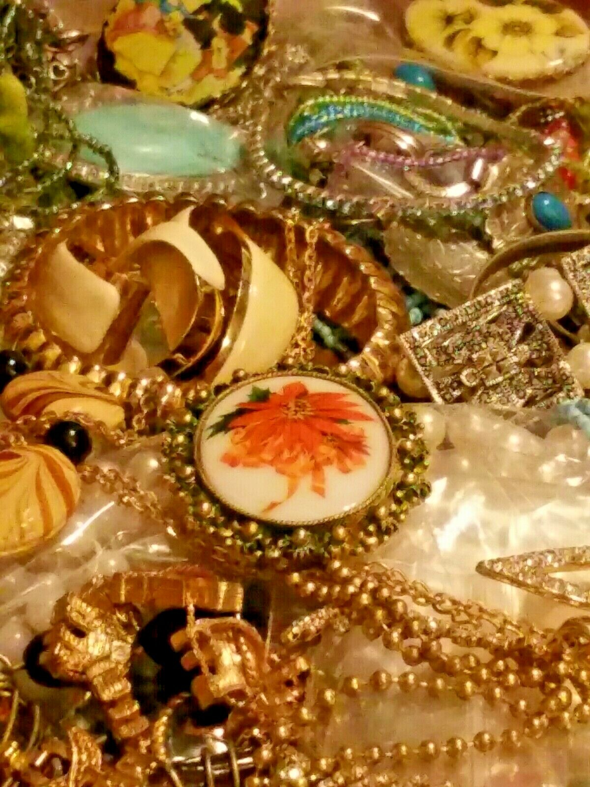 Vintage Estate Costume Jewelry Wear Repair Lots