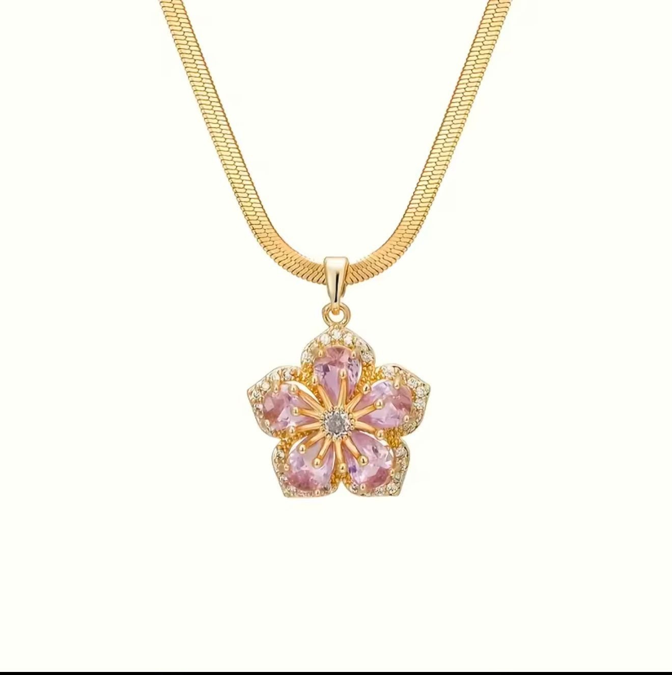 Gold plated,Stainless and Titanium steel women necklace.18 inches completely new