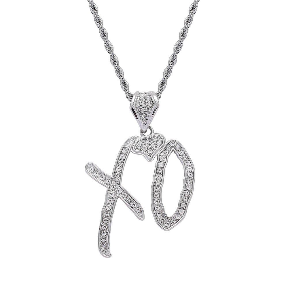 Hip Hop Rapper Xo Pendant The Weeknd Nav Chain Pendant 60Cm