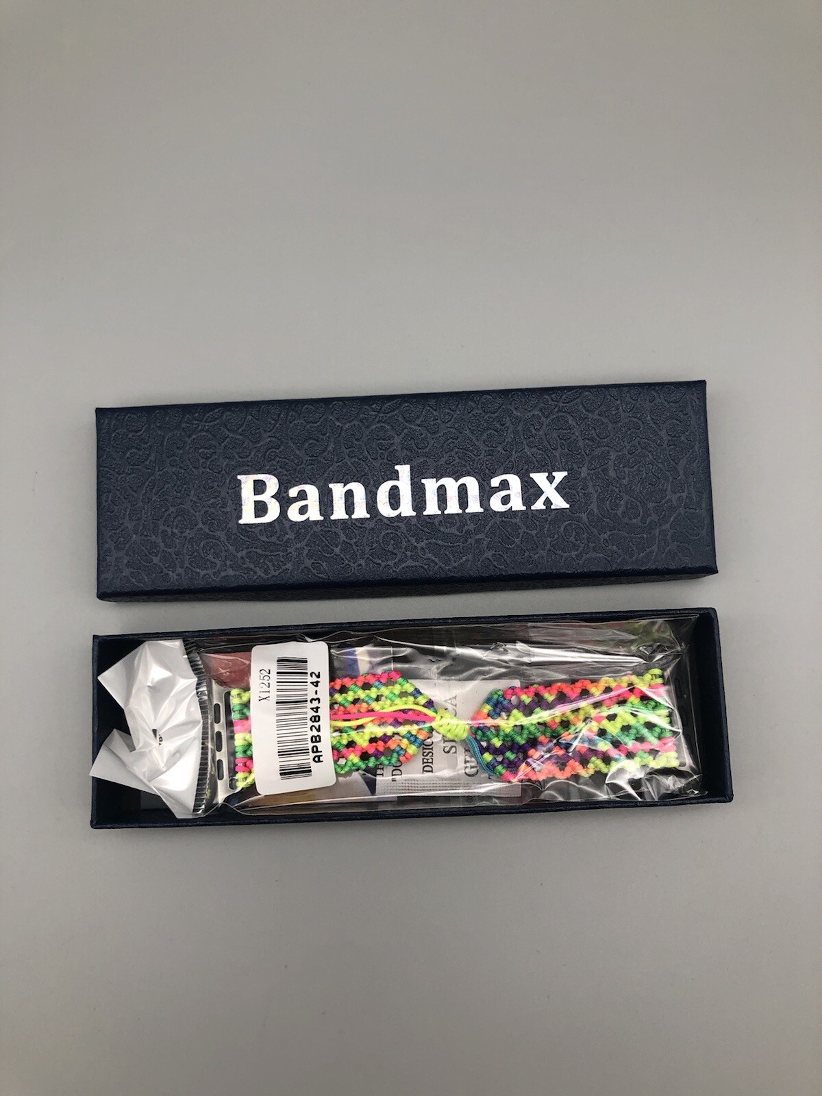 Bandmax Compatible for Rainbow LGBT Apple Watch Band 42MM Braided Drawstring