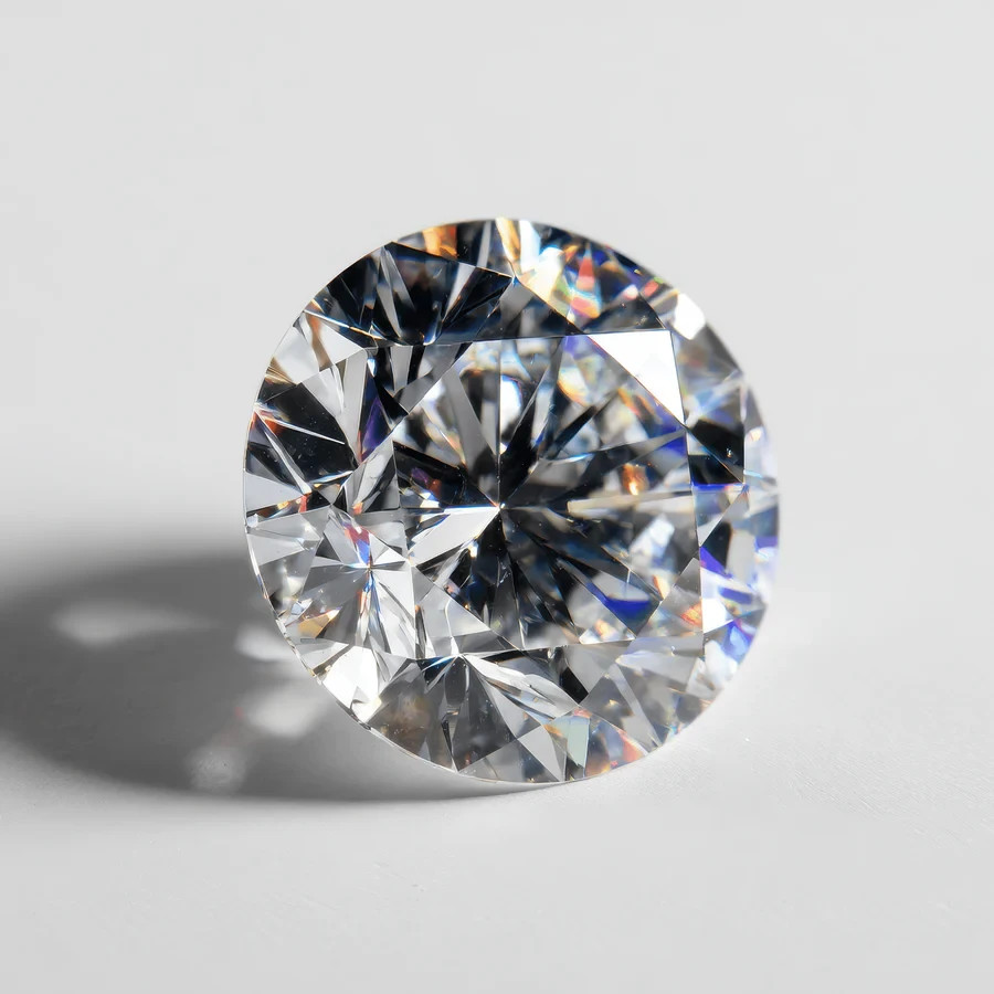 4.00 Carat Round Lab Grown Diamond D Color VVS1 Certified Loose CVD Stone