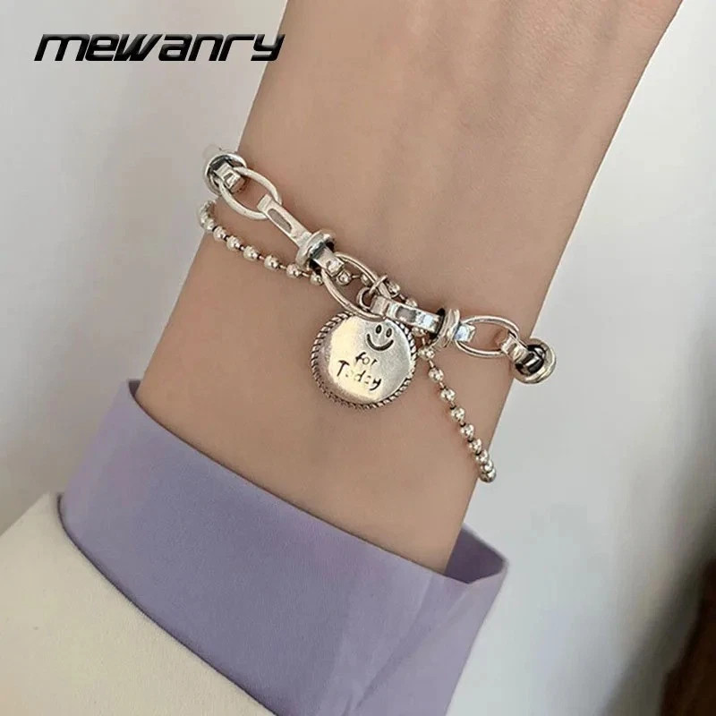 Solid 925 Sterling Silver Bracelet for Women | Vintage Handmade Simple Bangle