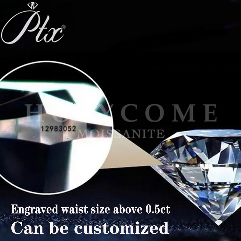 Original Color Loose Moissanite 3-12mm VVS1 Round Cut D Color GRA Certificate