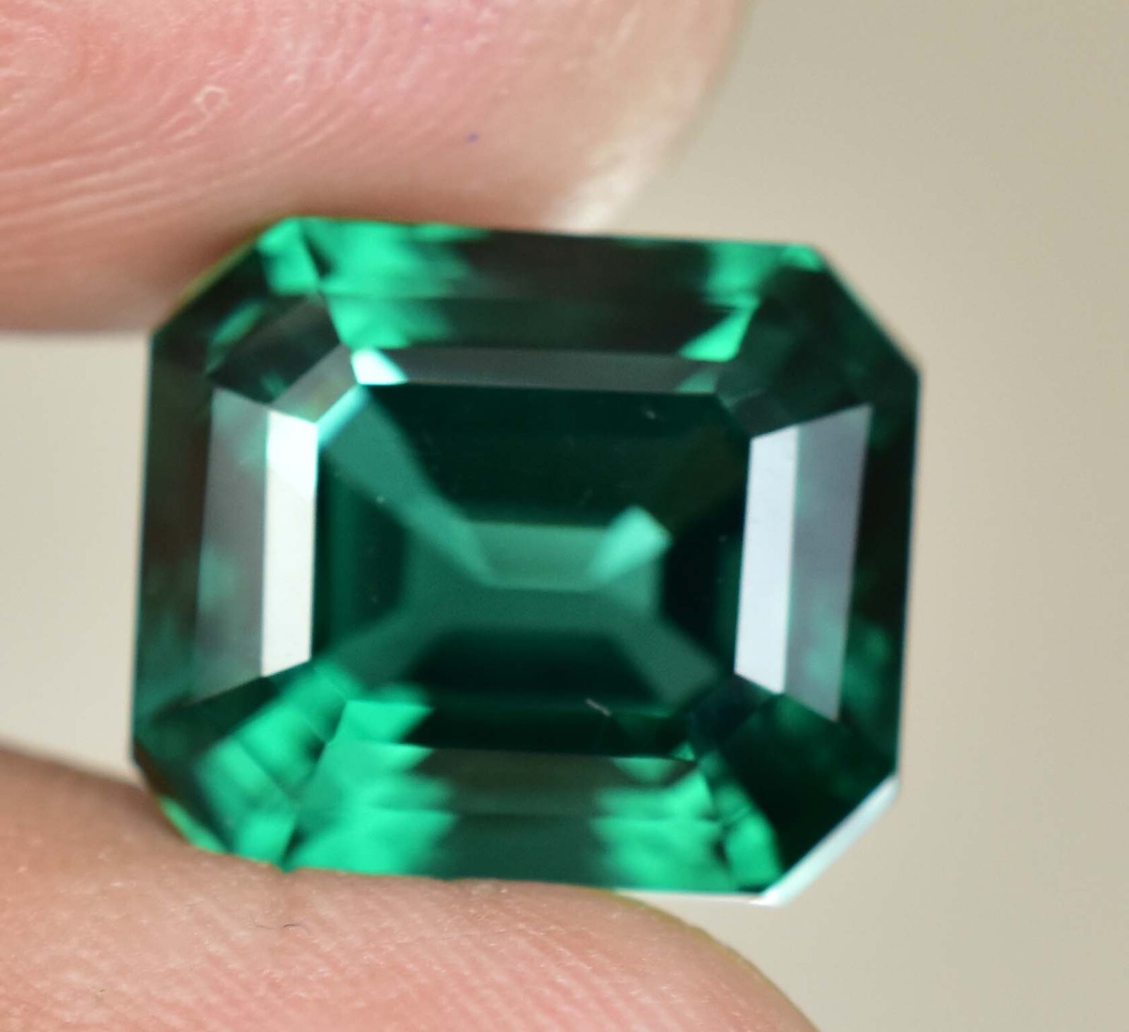 Natural Green Emerald 11.70 Ct Emerald Cut AGL Certified Stunning Loose Gemstone