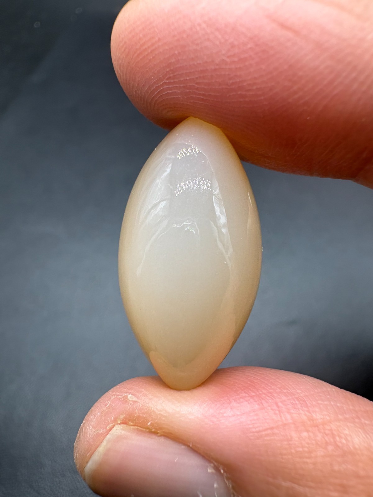 Natural Peach Moonstone Marquise Cabochon 30X15mm Loose Gemstone | 30.02 Carats