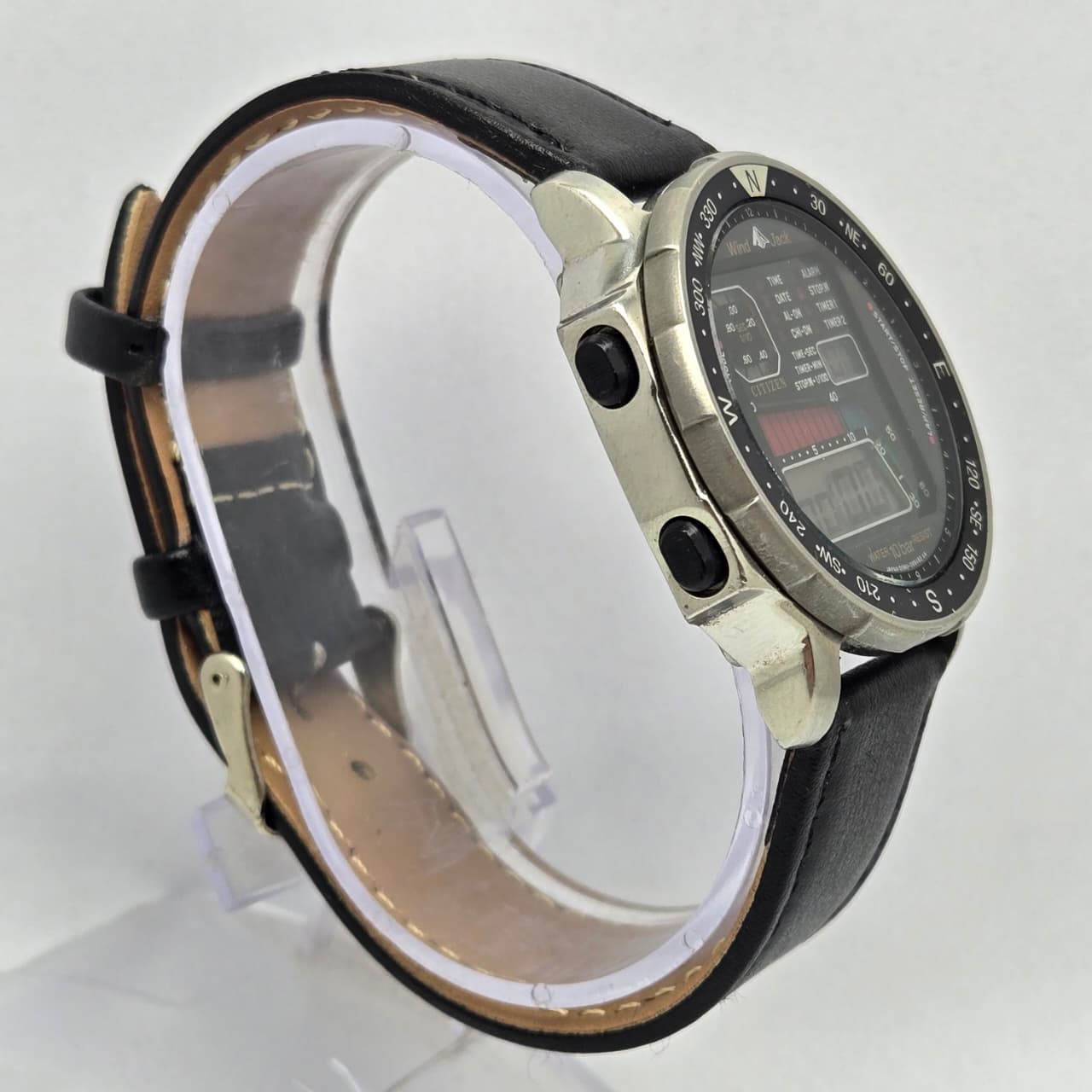 CITIZEN WIND JACK D060-086775 WIND SURFER YACHT TIMER VINTAGE MEN’S WATCH