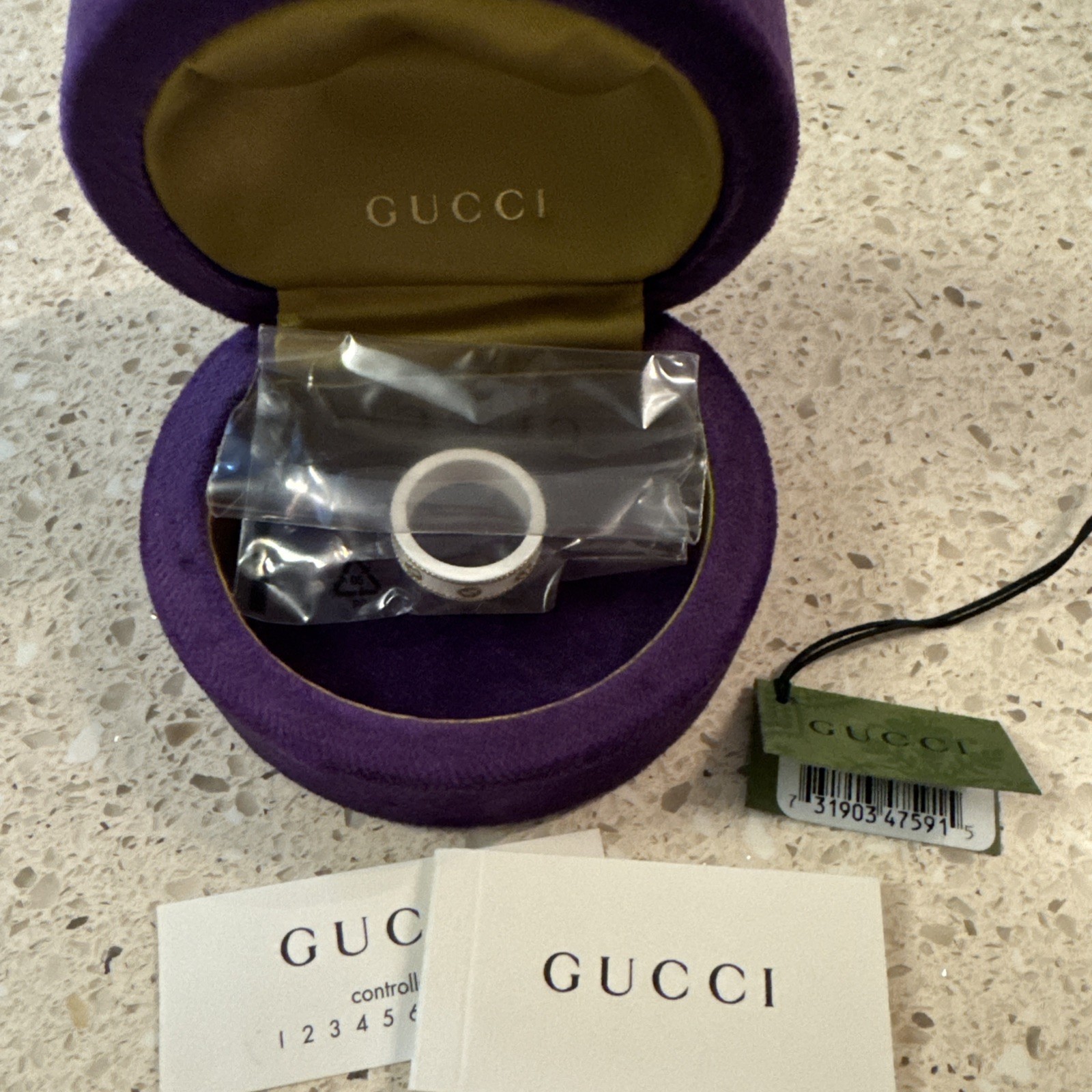 Gucci Ring. 100% Authentic Guaranteed