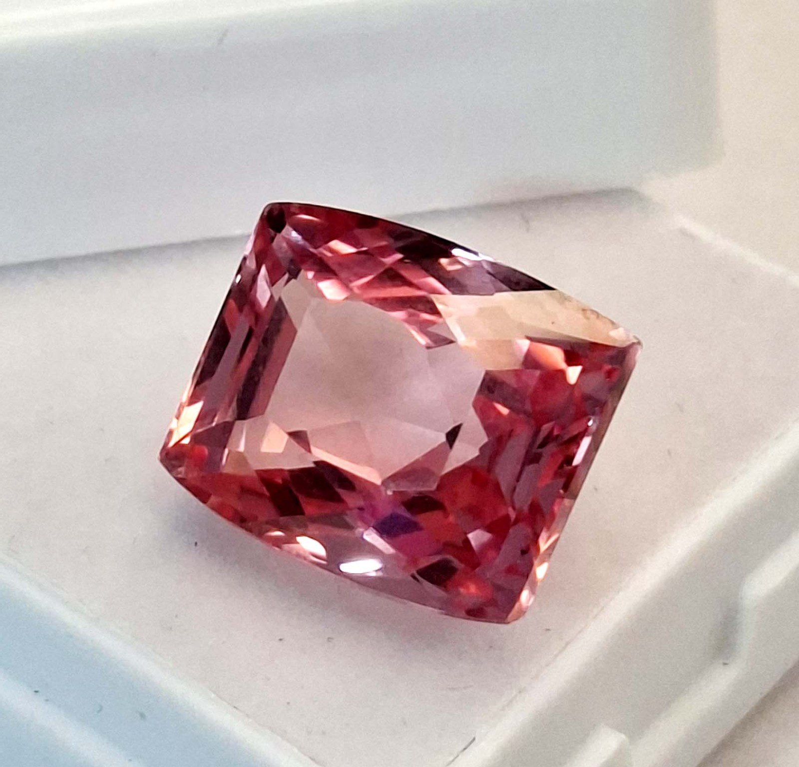 Pink Morganite Fancy Cut 11-13 Ct Natural Certified Loose Gemstone RK363