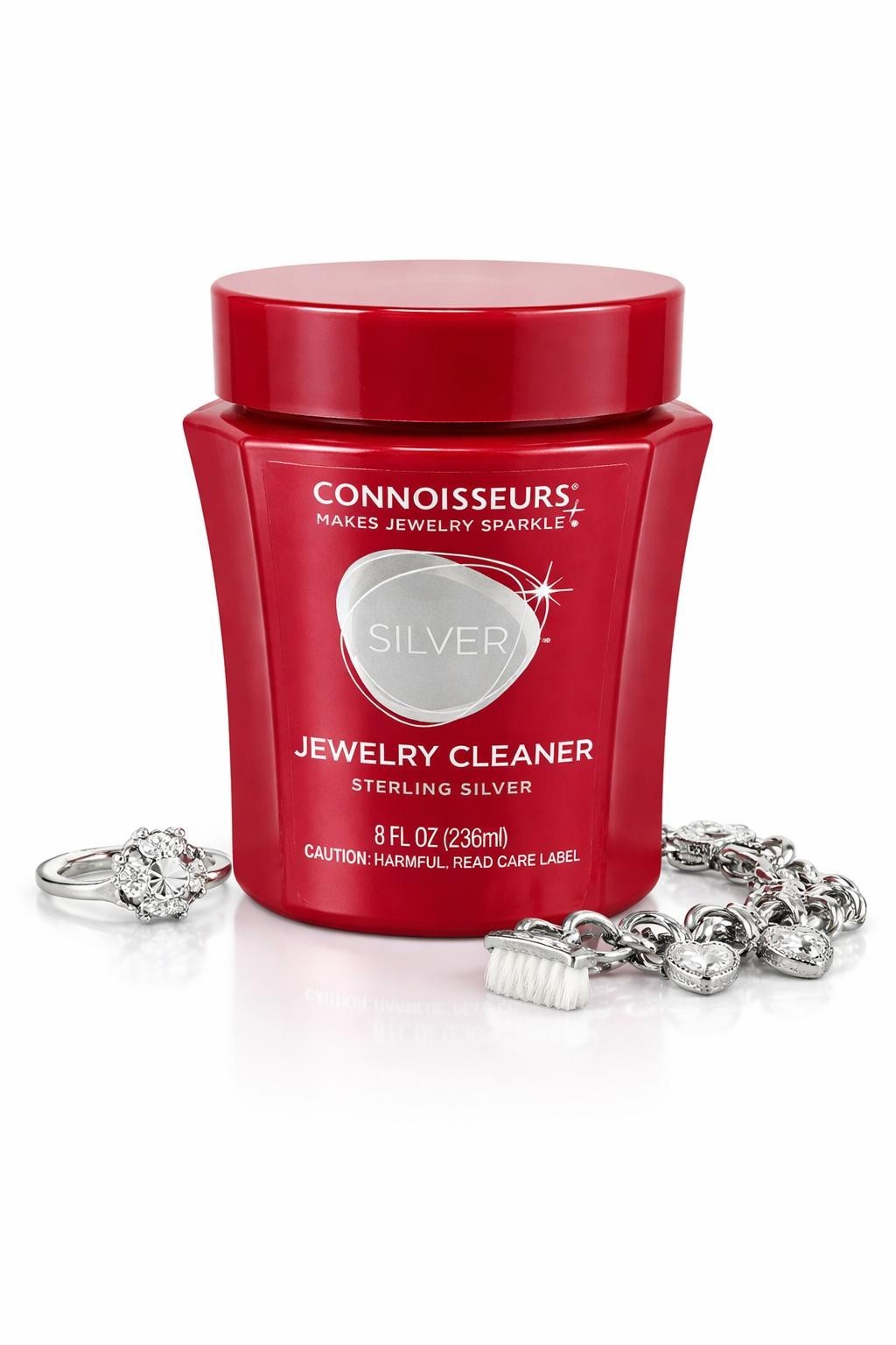 Silver Jewelry Cleaner Connoisseurs 8oz Sterling Silver Cleaning Solution