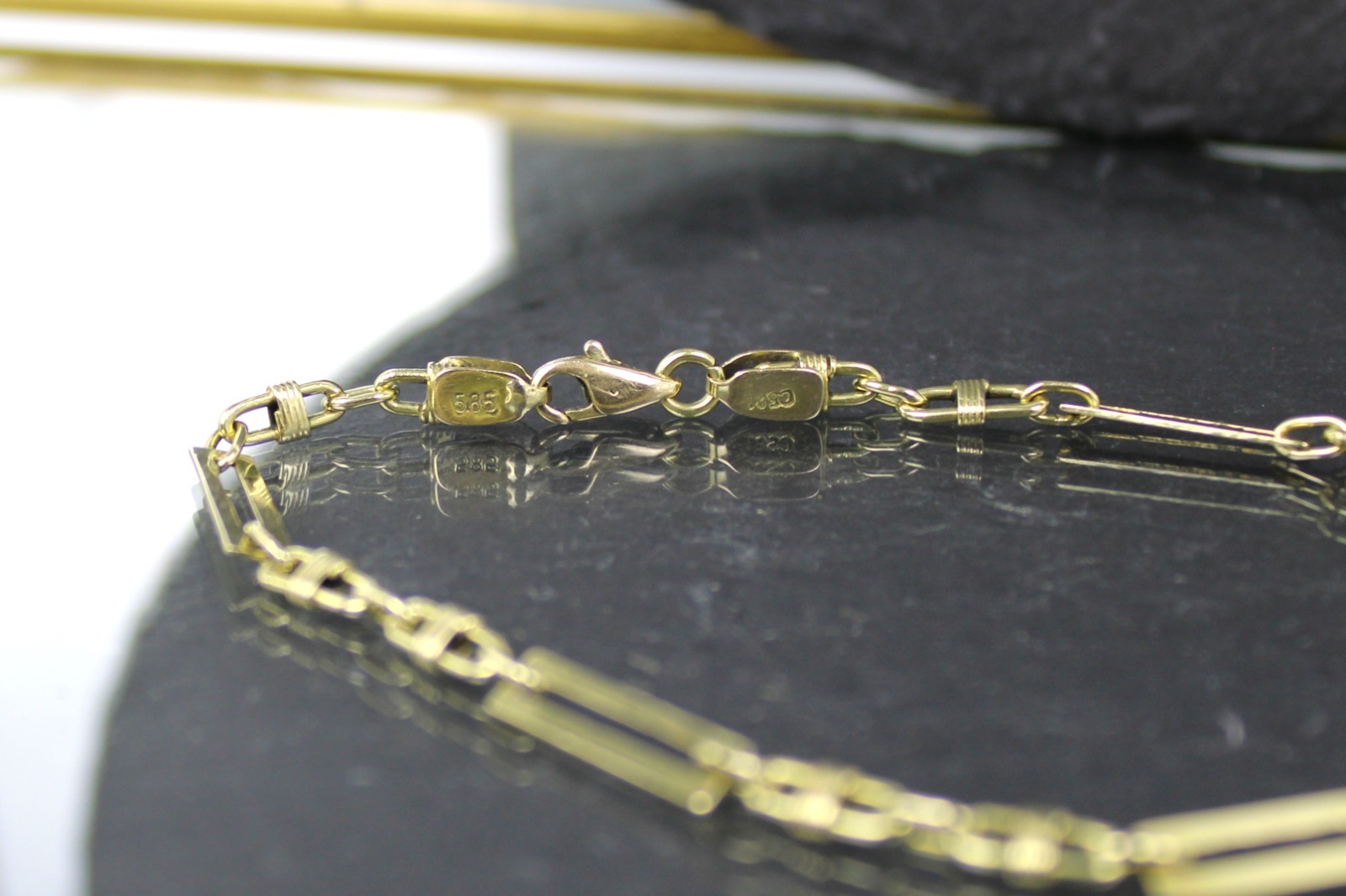 Gold bracelet, bracelet, 585 yellow gold, 14 carats